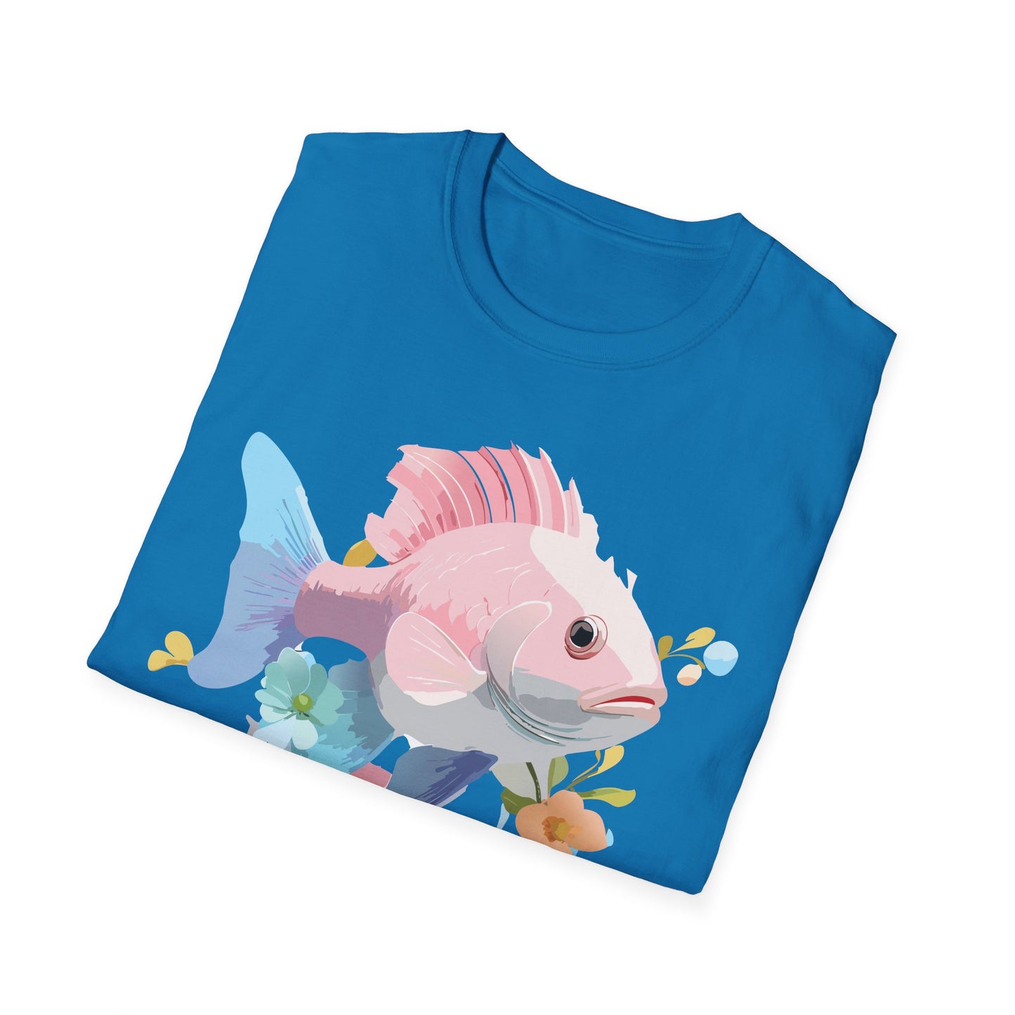 Fish Art Design Shirt, T Shirt with Fish, Graphic Shirt, Tee Shirt with Graphic Design, Shirt with Fish Graphic Art