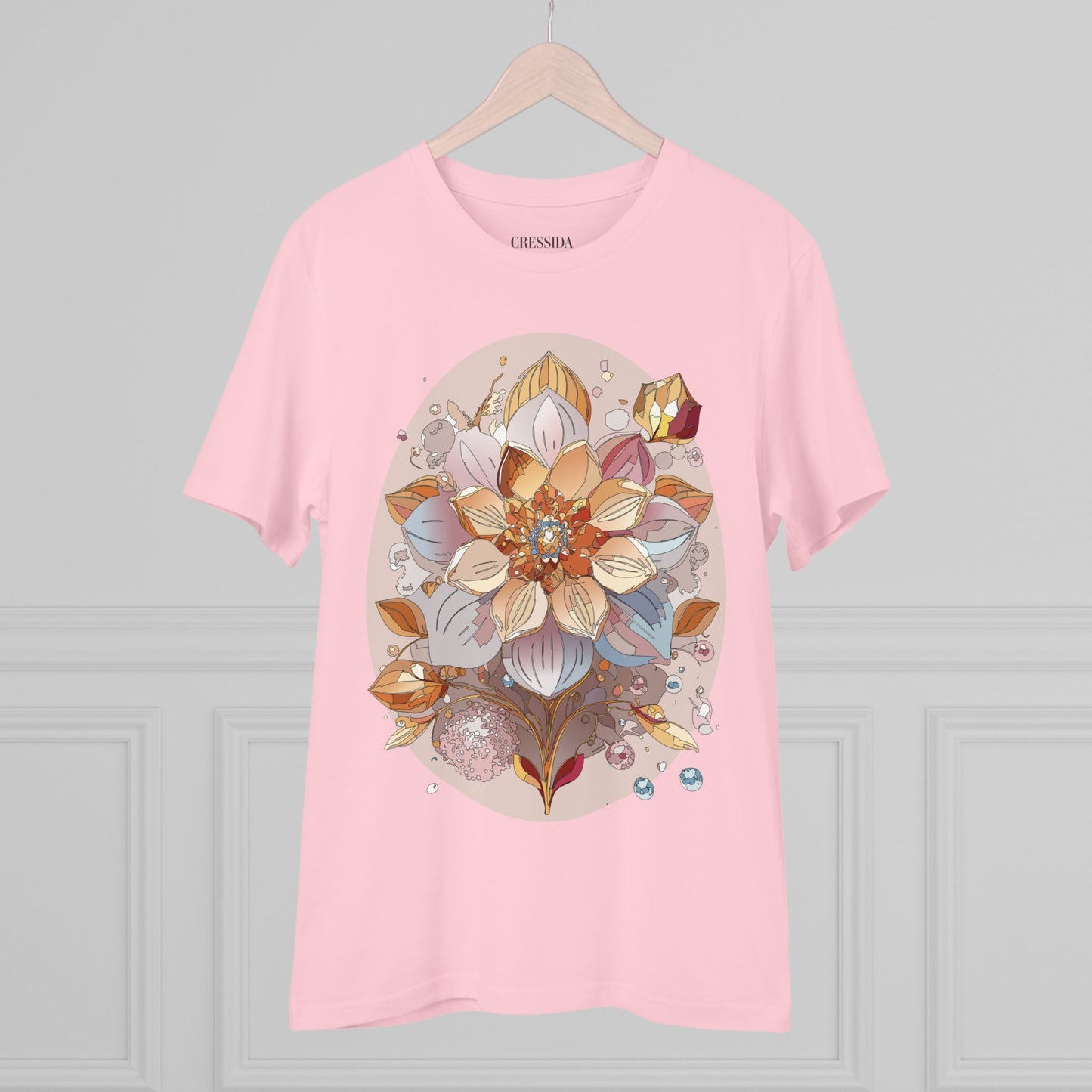 Organic T-shirt with Flower