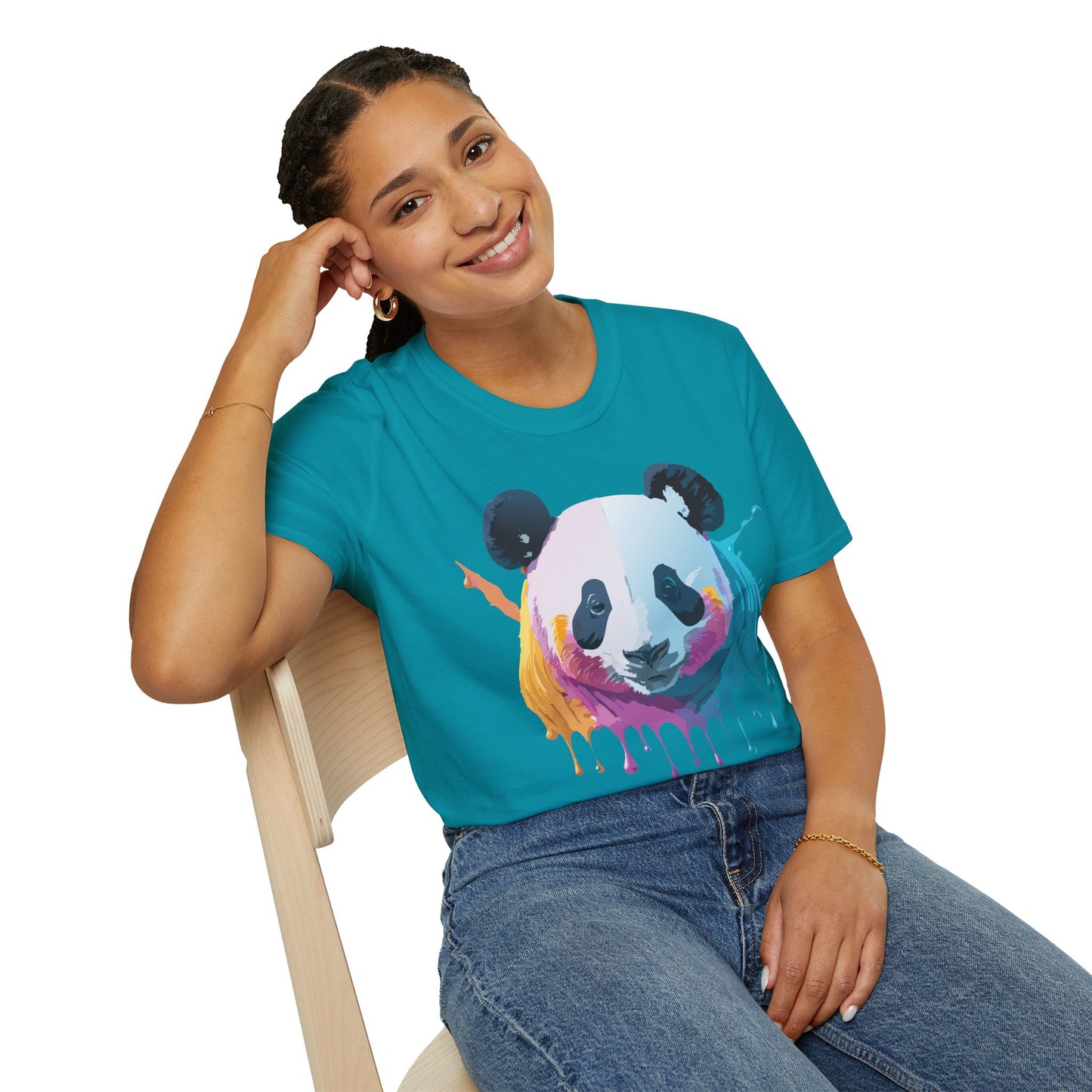 Panda Shirt, T Shirt with Panda, Animal Shirt, Tee Shirt with Animals