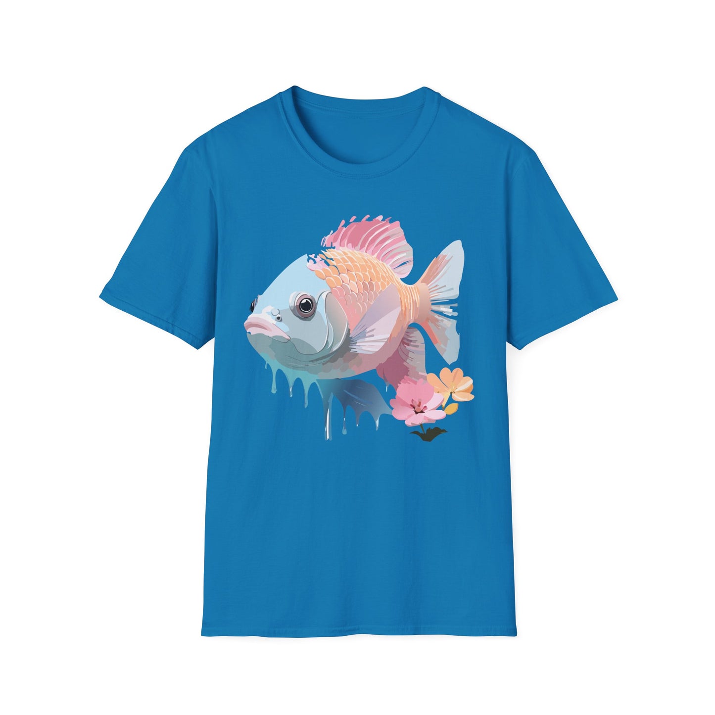 Copy of Fish Art Design Shirt, T Shirt with Fish, Graphic Shirt, Tee Shirt with Graphic Design, Shirt with Fish Graphic Art