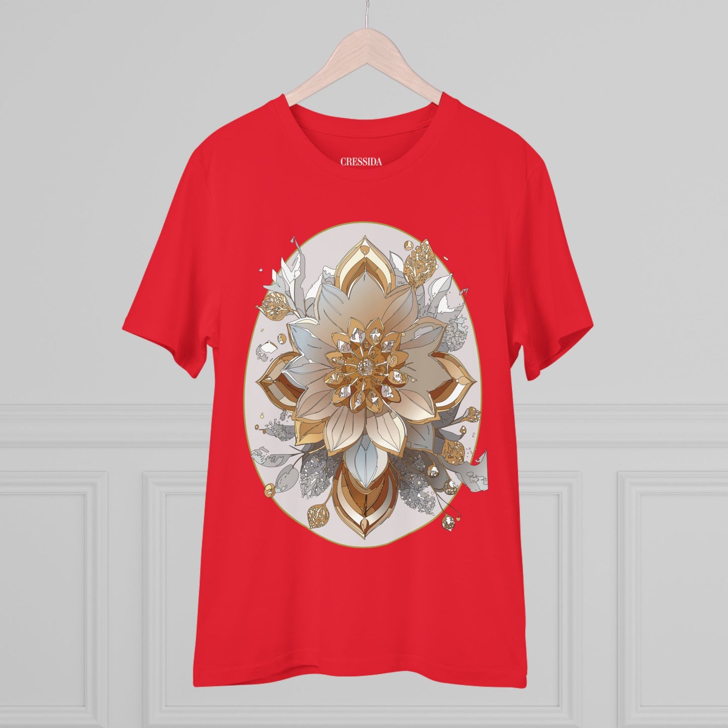 Organic T-shirt with Flower