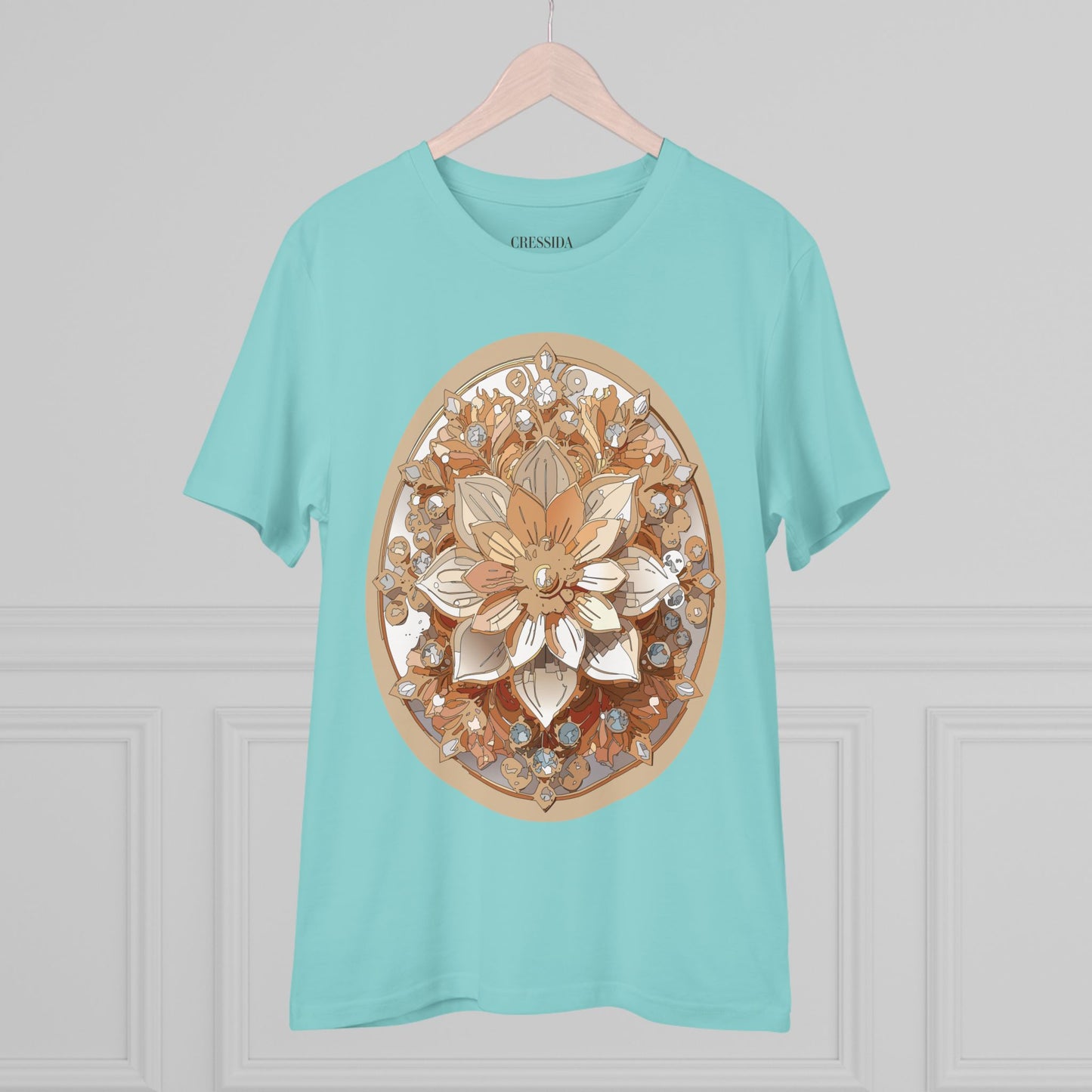 Organic T-shirt with Flower