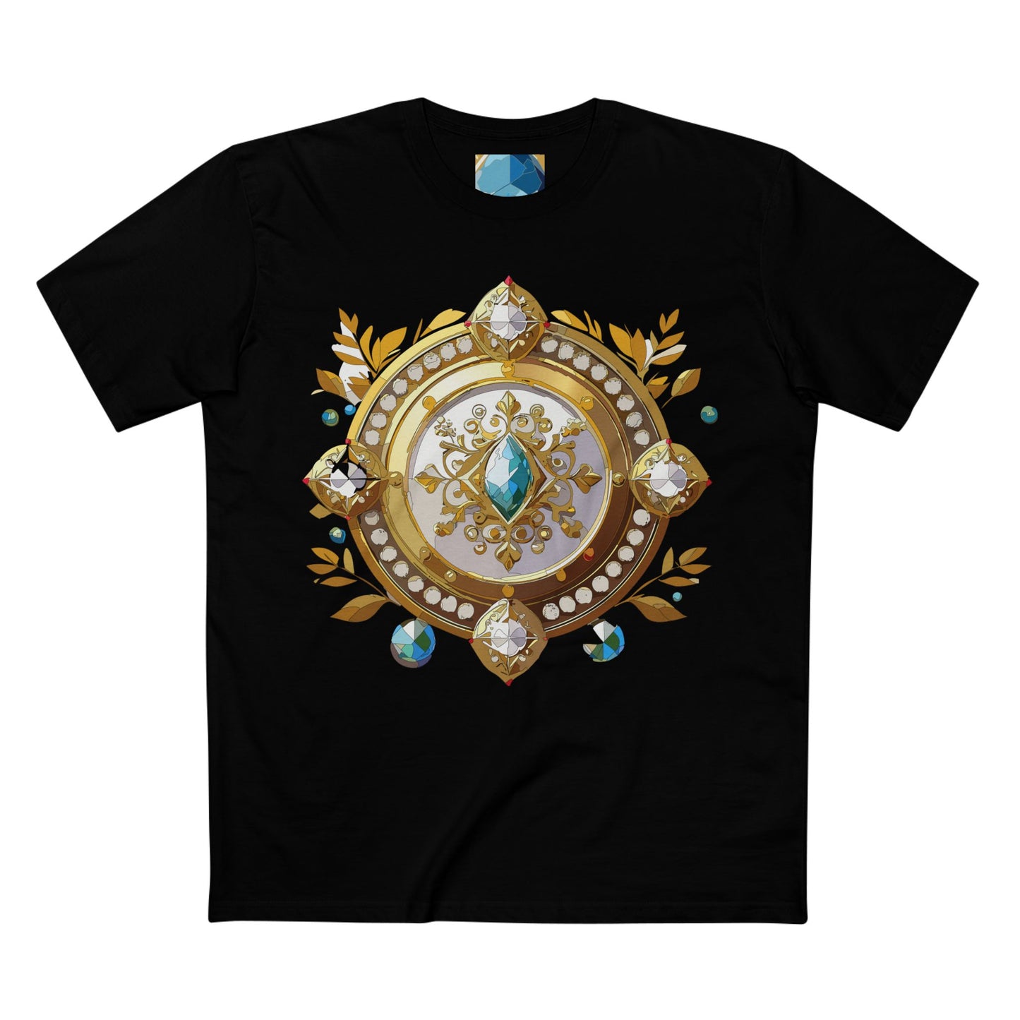 Medallion Shirt, Shirt with Medallion, Tee Shirt with Medal