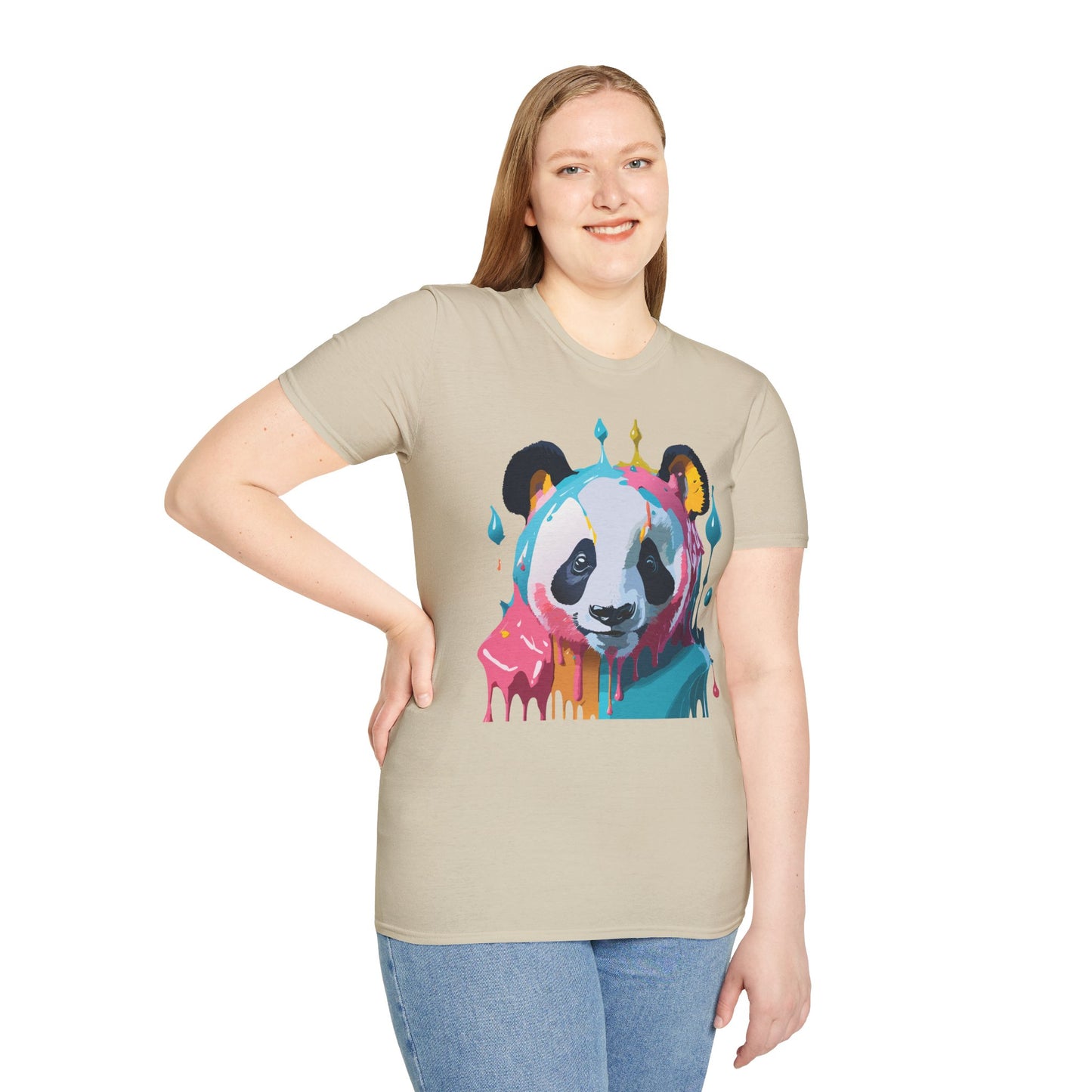Panda Shirt, T Shirt with Panda, Animal Shirt, Tee Shirt with Animals