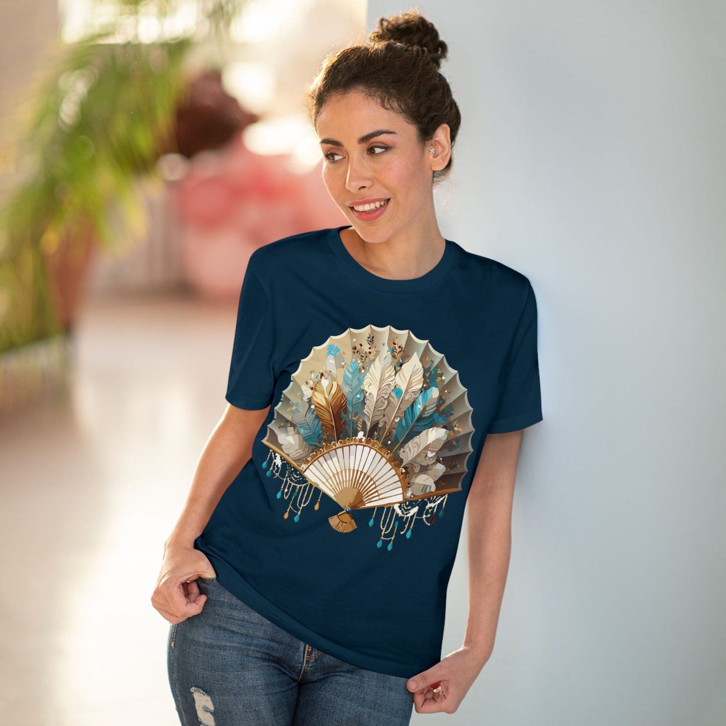 Organic T-shirt with Fan