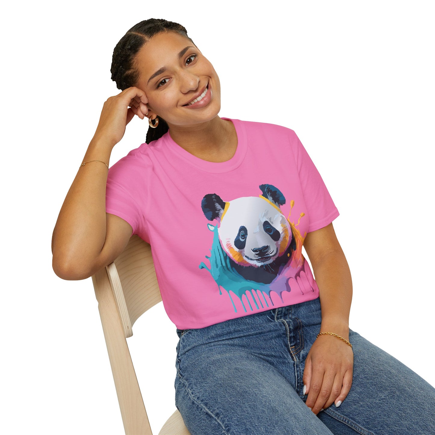 Panda Shirt, T Shirt with Panda, Animal Shirt, Tee Shirt with Animals