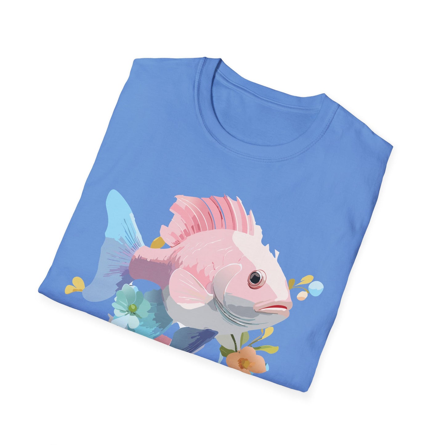 Fish Art Design Shirt, T Shirt with Fish, Graphic Shirt, Tee Shirt with Graphic Design, Shirt with Fish Graphic Art