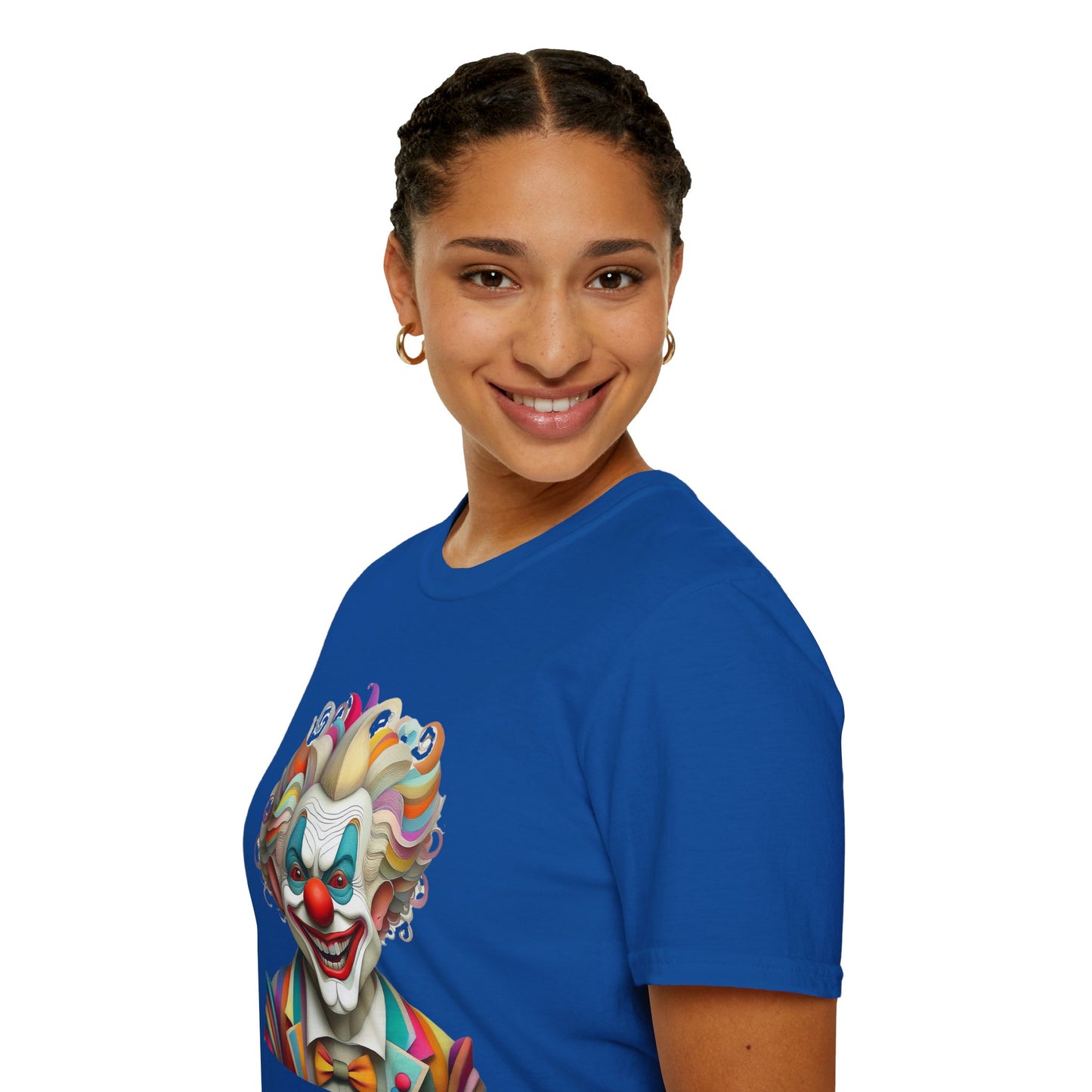 Clown Shirt, T Shirt with Clown, Funny Man Shirt, Tee Shirt with Funny Man, Circus Shirt, Shirt with Circus, Scary Man Shirt, Shirt with Scary Man