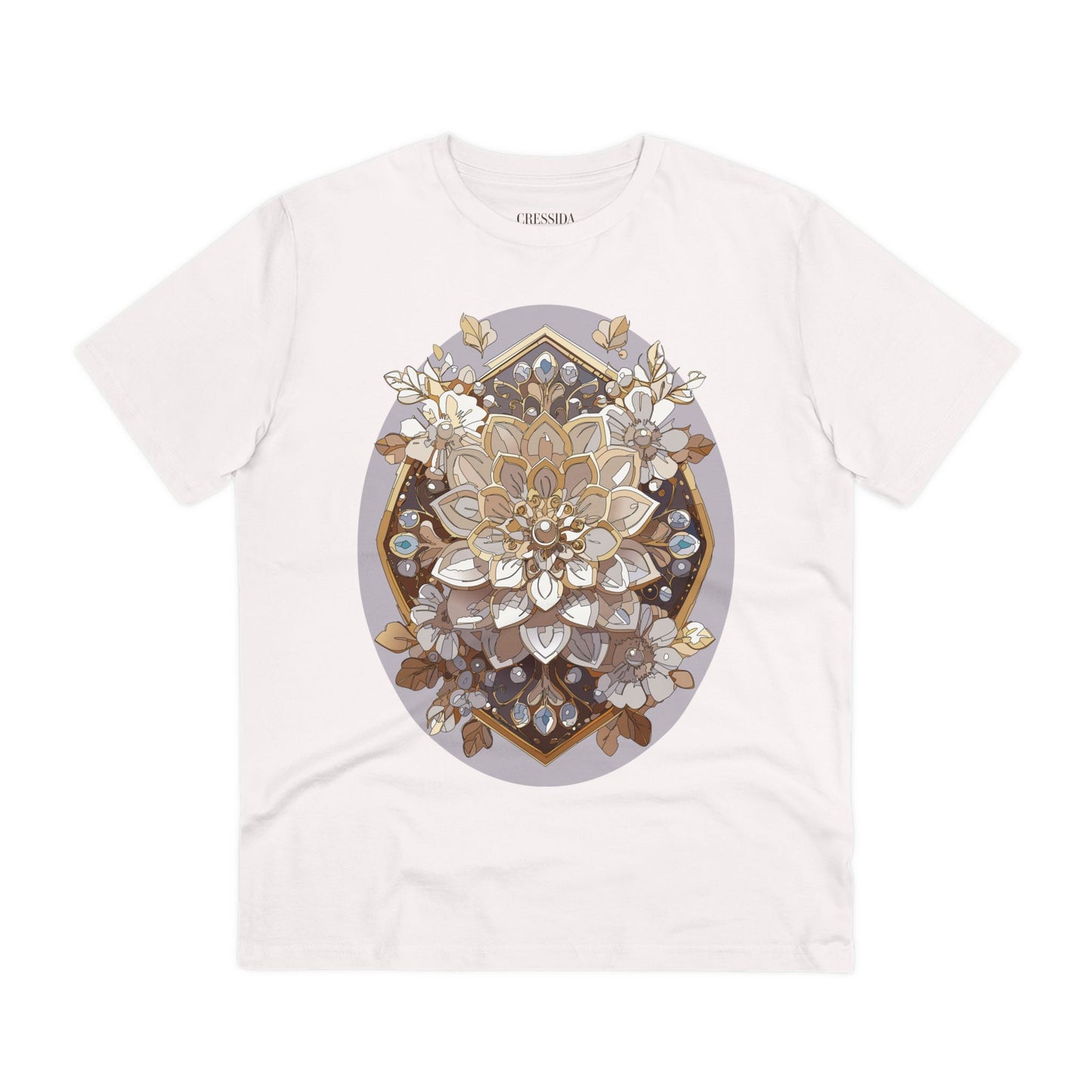 Organic T-shirt with Flower