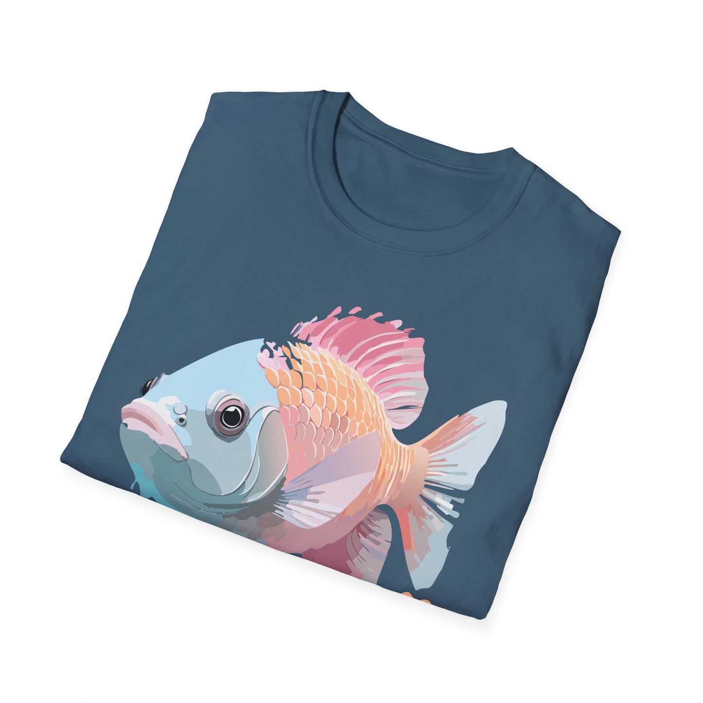 Copy of Fish Art Design Shirt, T Shirt with Fish, Graphic Shirt, Tee Shirt with Graphic Design, Shirt with Fish Graphic Art