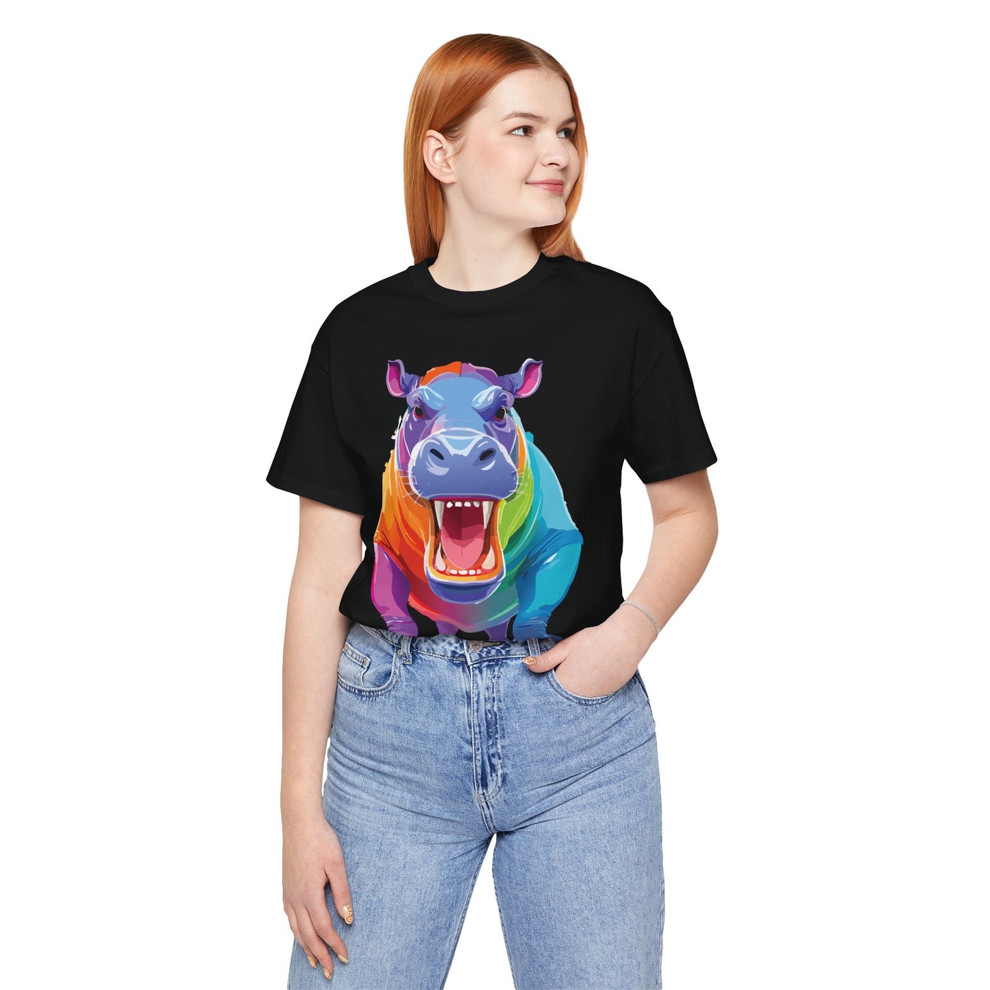 Unisex Animal Shirt, Tee Shirt with Animals, Art Design Tee Shirt, Wild Animals Shirt