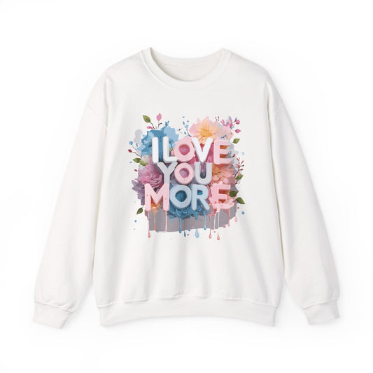 Floral Love Sweatshirt, Valentine's Day Sweatshirt, Love Flower Sweatshirt