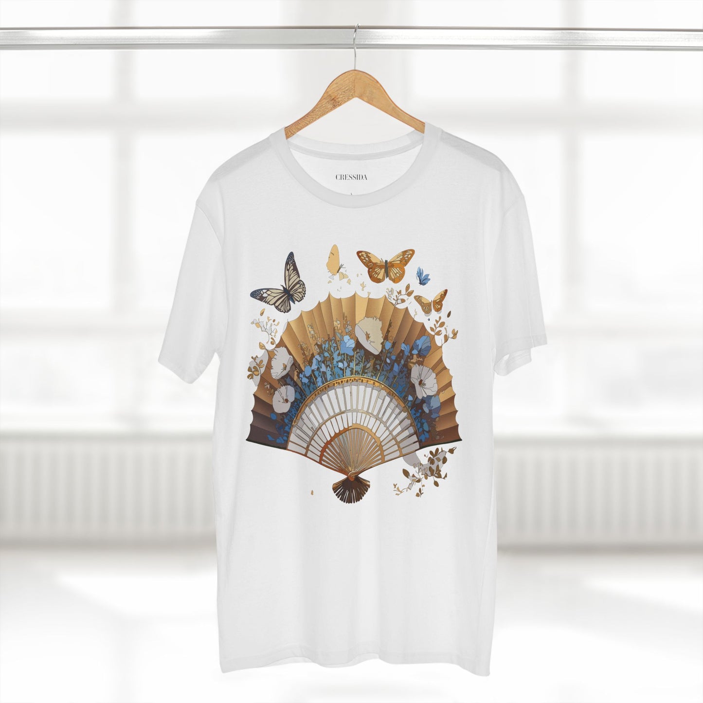 Fan shirt, Shirt with Fan, Tee Shirt with Antique Fan