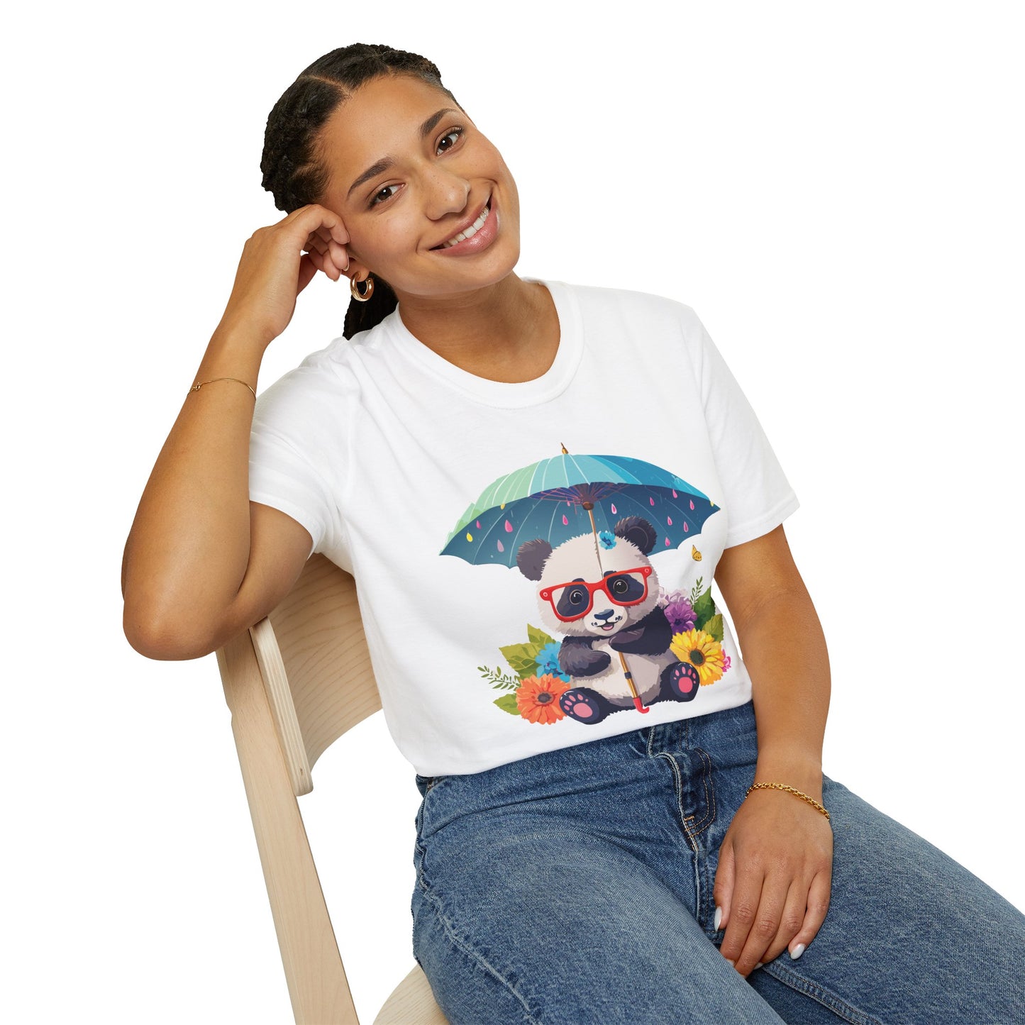 Panda Shirt, T Shirt with Panda, Animal Shirt, Tee Shirt with Animals