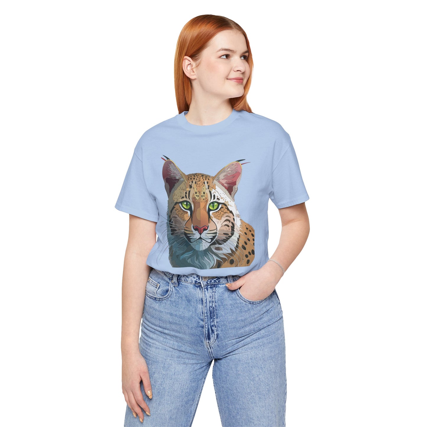 Unisex Animal Shirt, Tee Shirt with Animals, Art Design Tee Shirt, Wild Animals Shirt