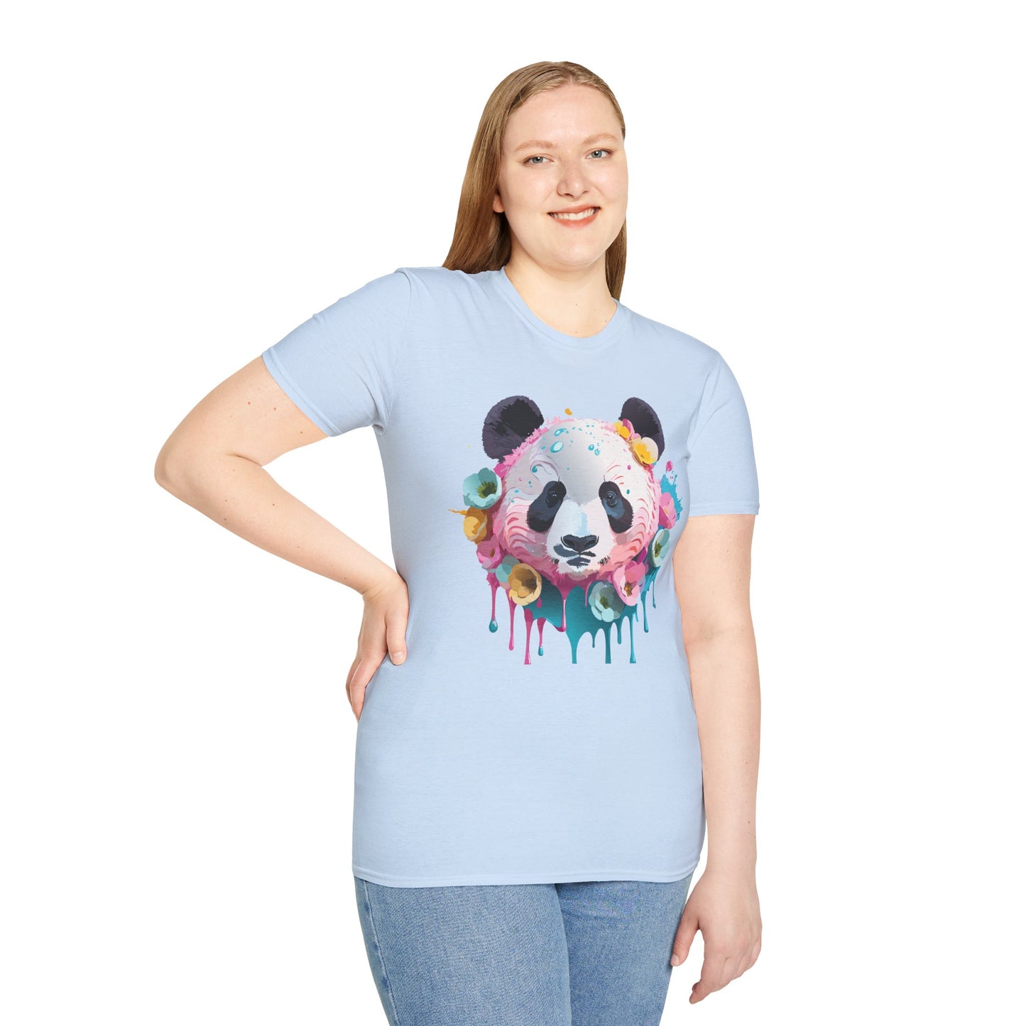 Panda Shirt, T Shirt with Panda, Animal Shirt, Tee Shirt with Animals