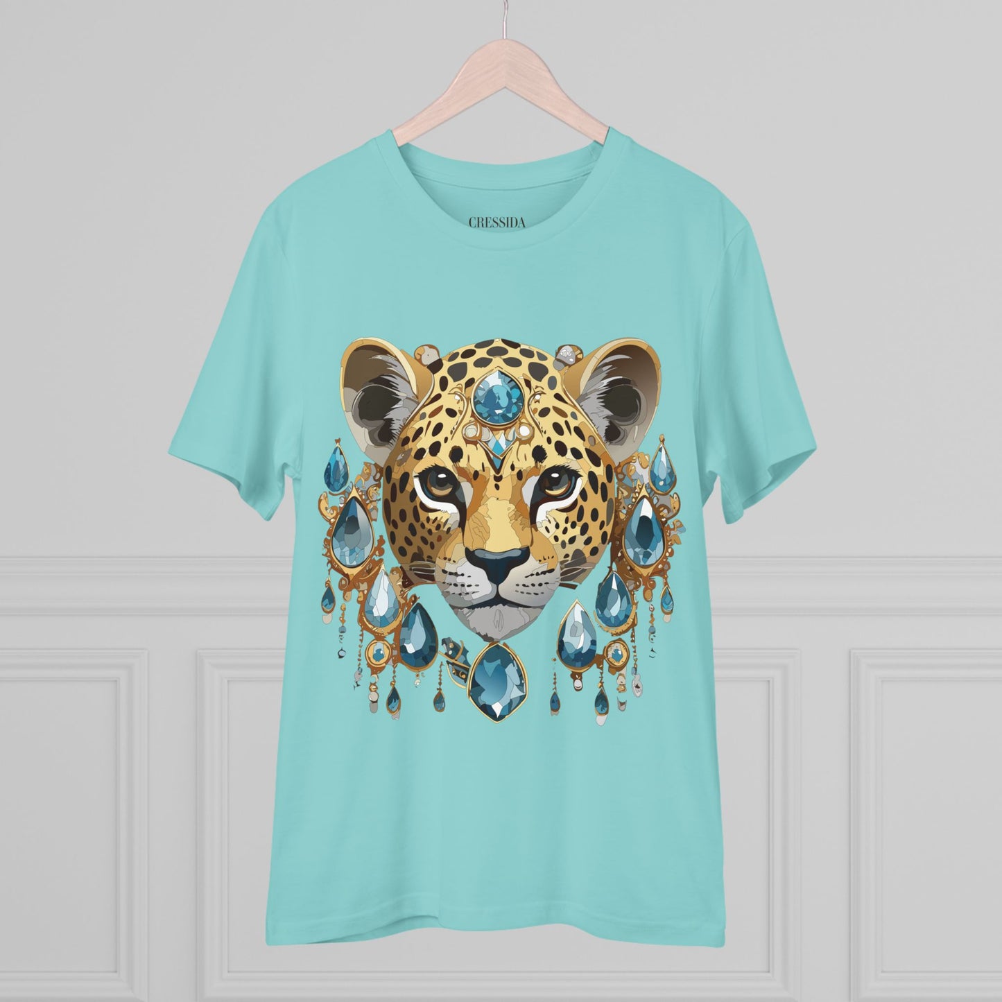 Organic T-shirt with Animals - Cheetah