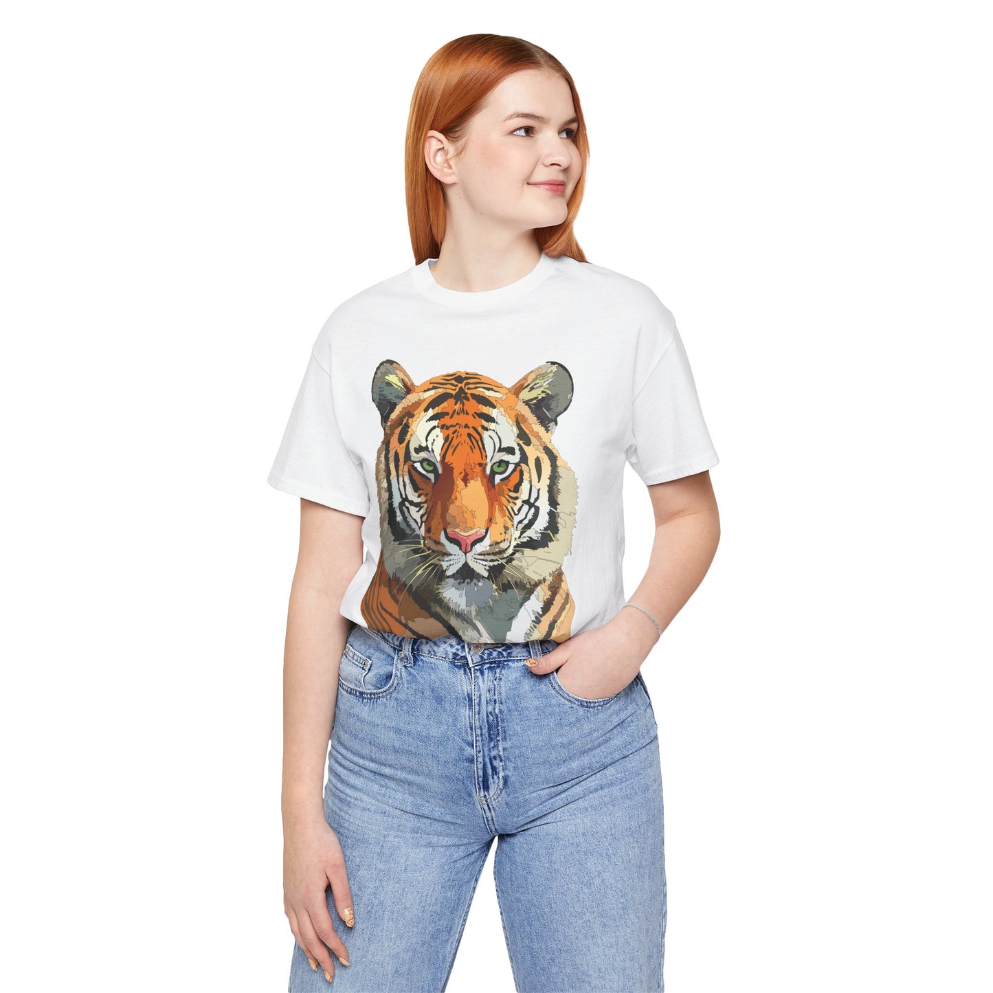 Unisex Animal Shirt, Tee Shirt with Animals, Art Design Tee Shirt, Wild Animals Shirt