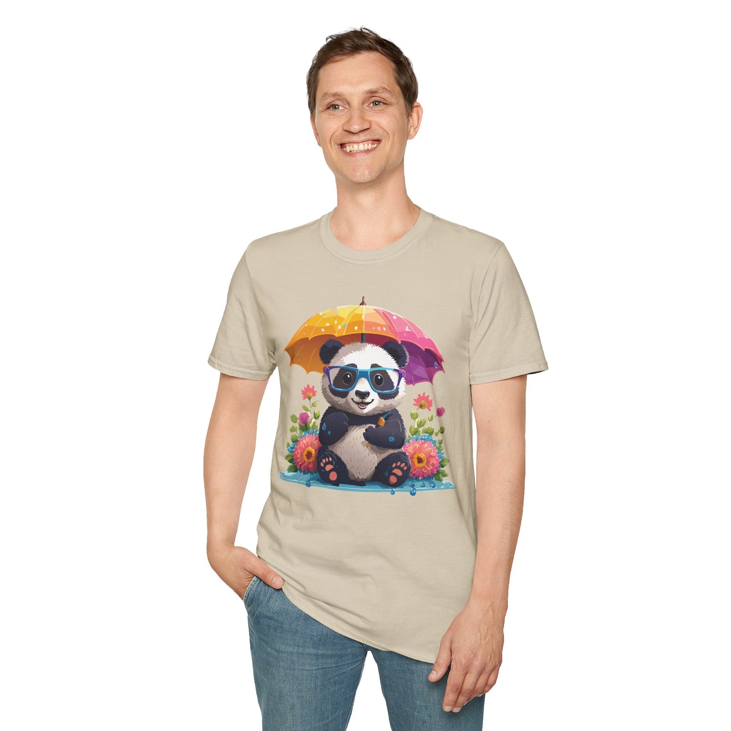 Panda Shirt, T Shirt with Panda, Animal Shirt, Tee Shirt with Animals