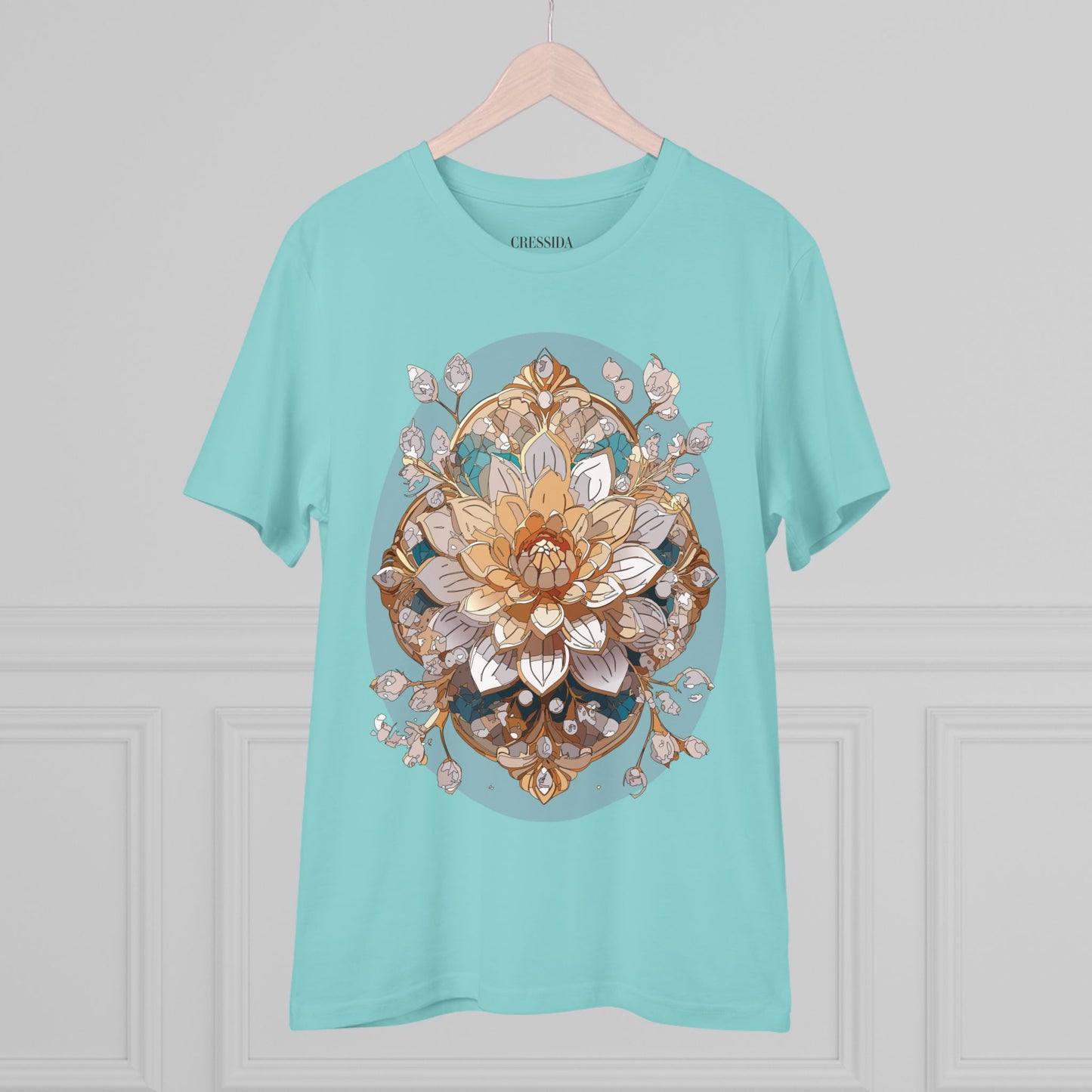 Organic T-shirt with Flower