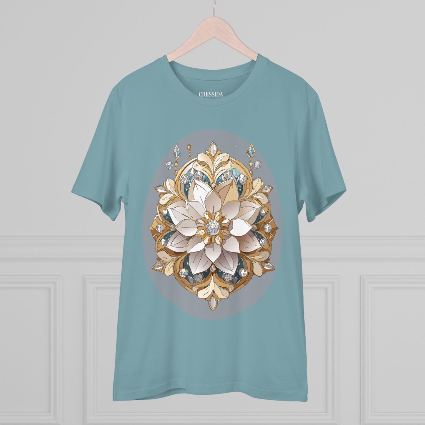 Organic T-shirt with Flower