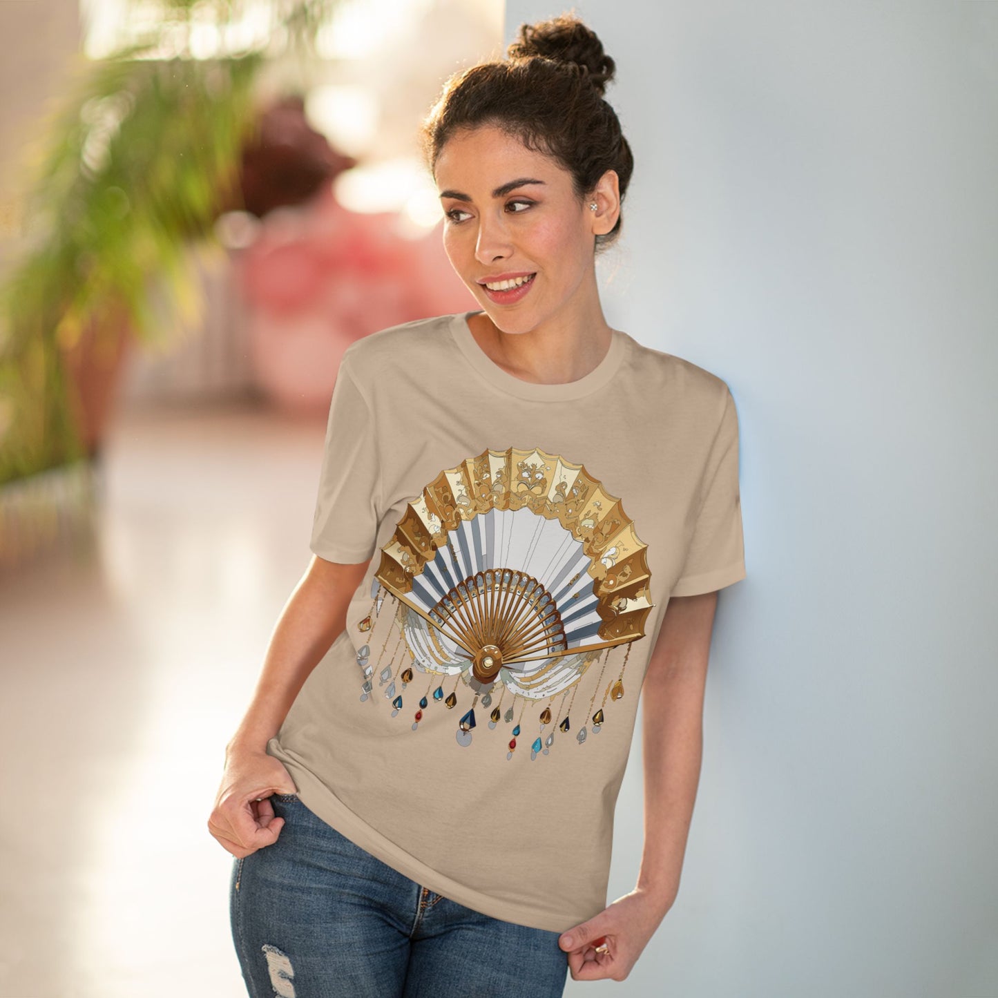 Organic T-shirt with Fan