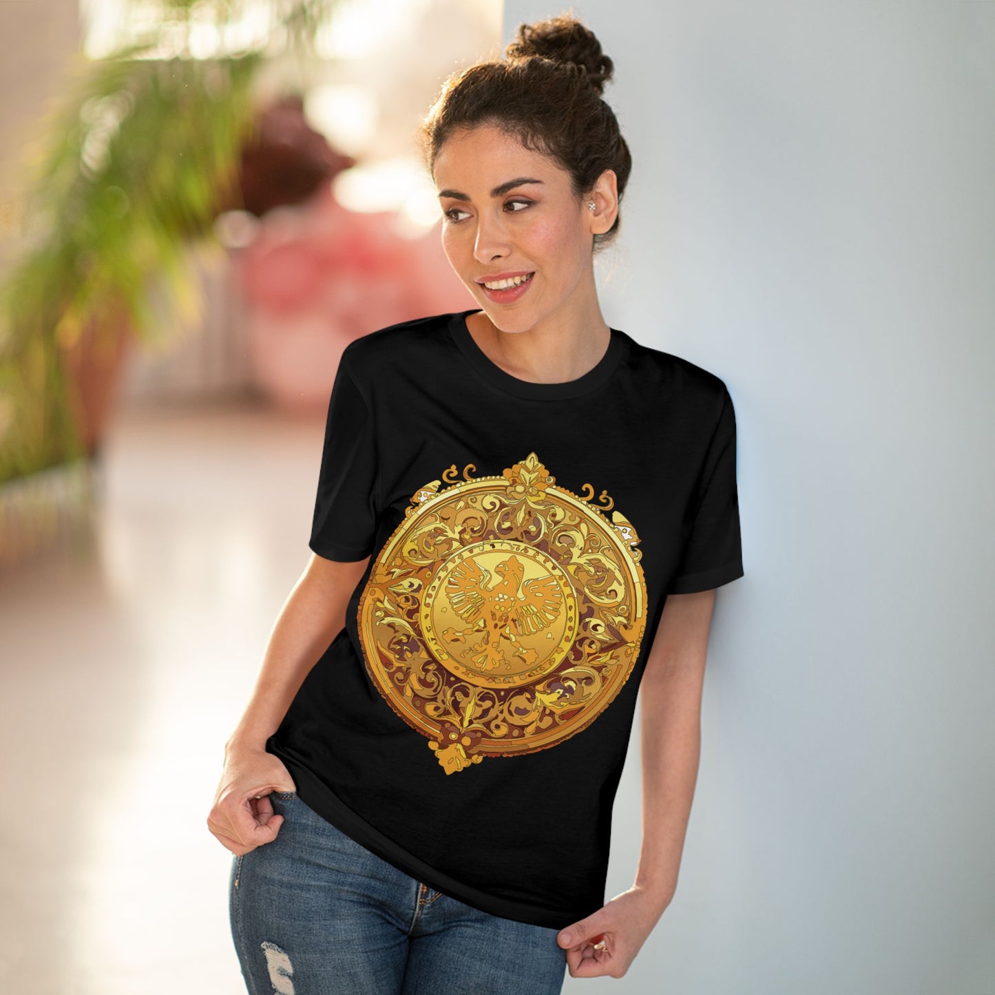 Organic T-shirt with Coin