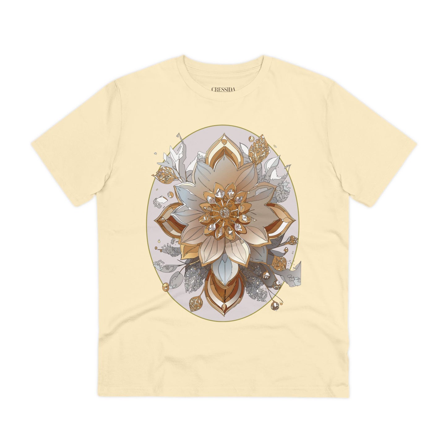 Organic T-shirt with Flower