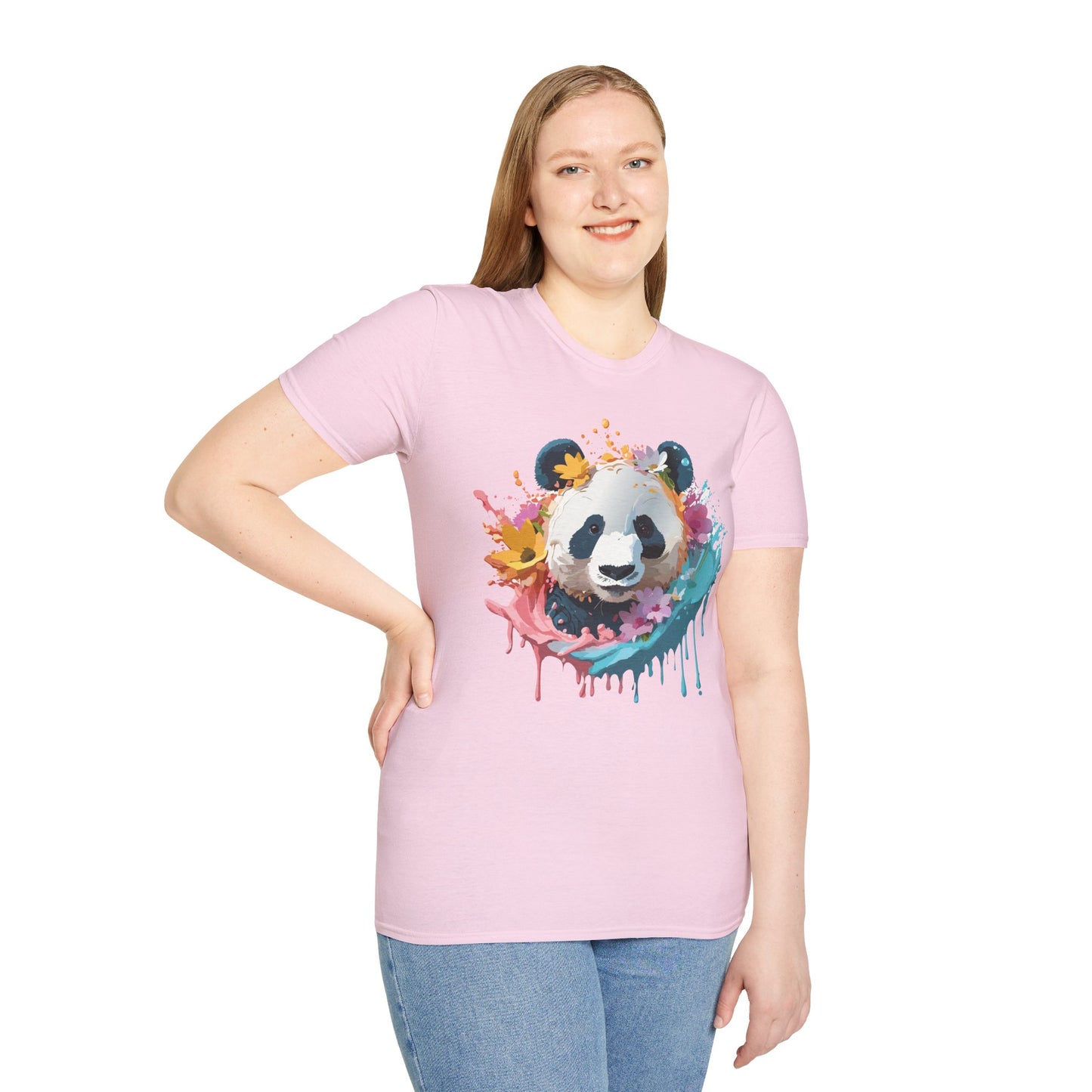 Panda Shirt, T Shirt with Panda, Animal Shirt, Tee Shirt with Animals