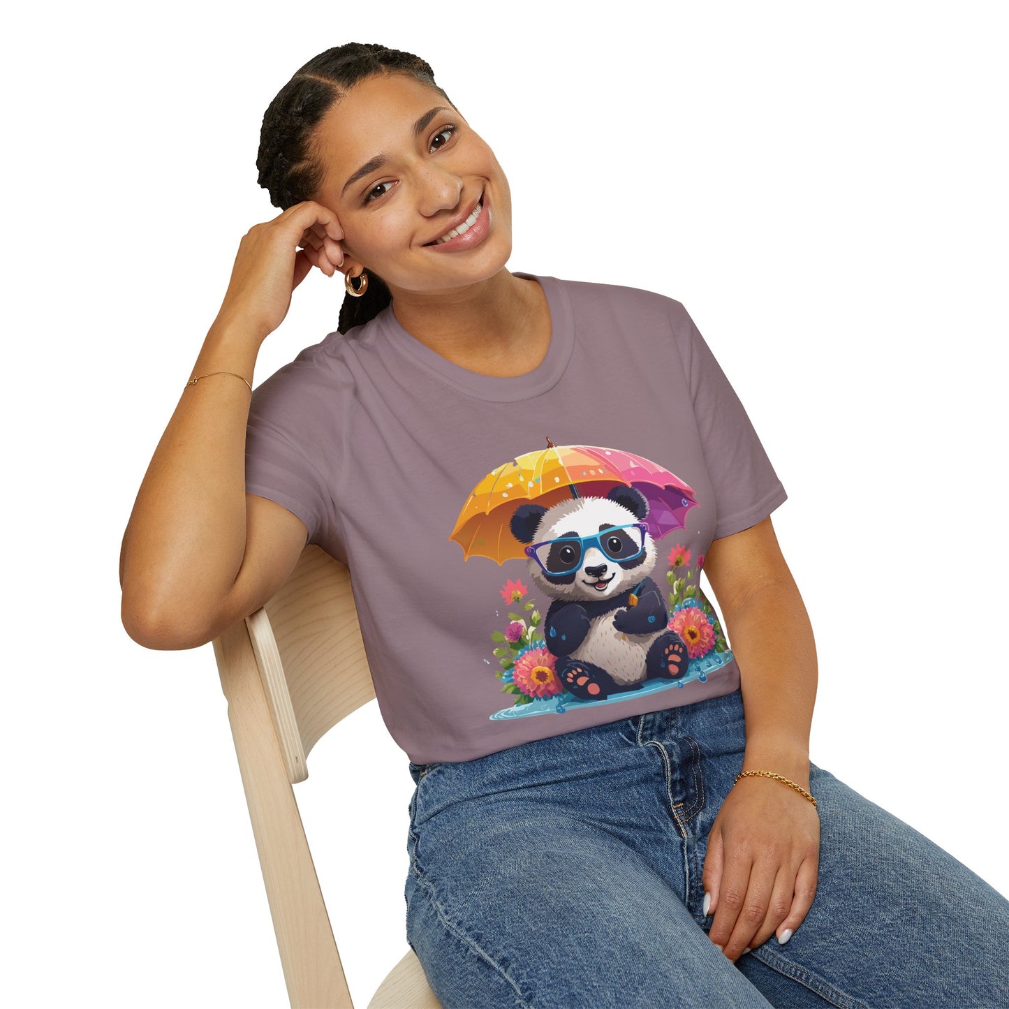 Panda Shirt, T Shirt with Panda, Animal Shirt, Tee Shirt with Animals