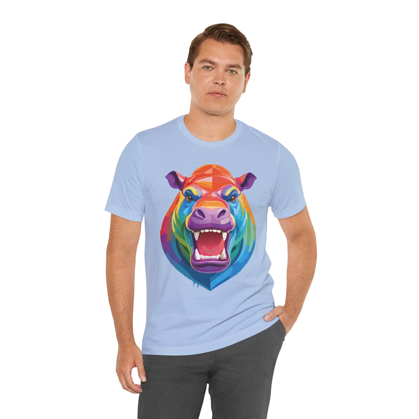 Unisex Animal Shirt, Tee Shirt with Animals, Art Design Tee Shirt, Wild Animals Shirt