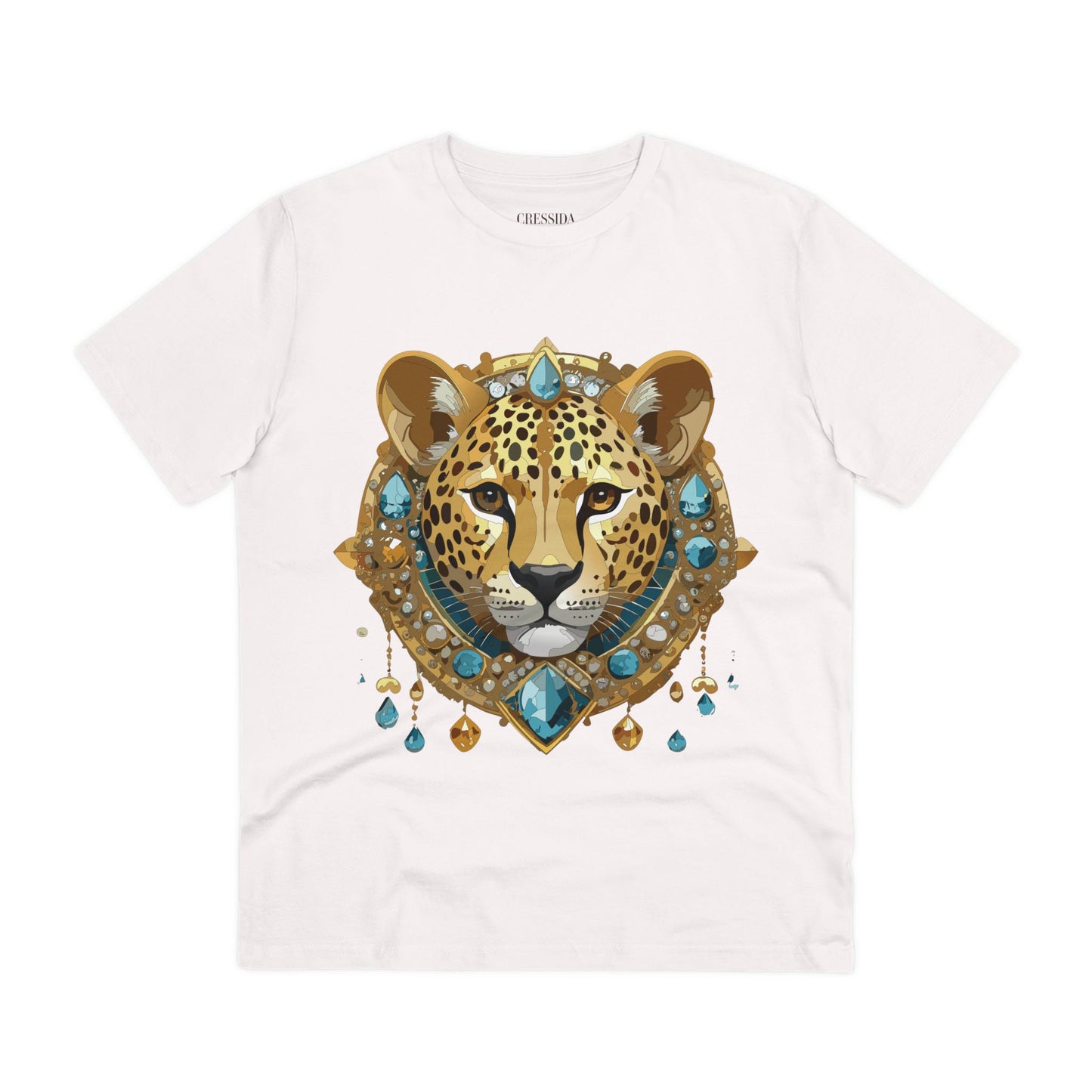 Organic T-shirt with Animals - Cheetah