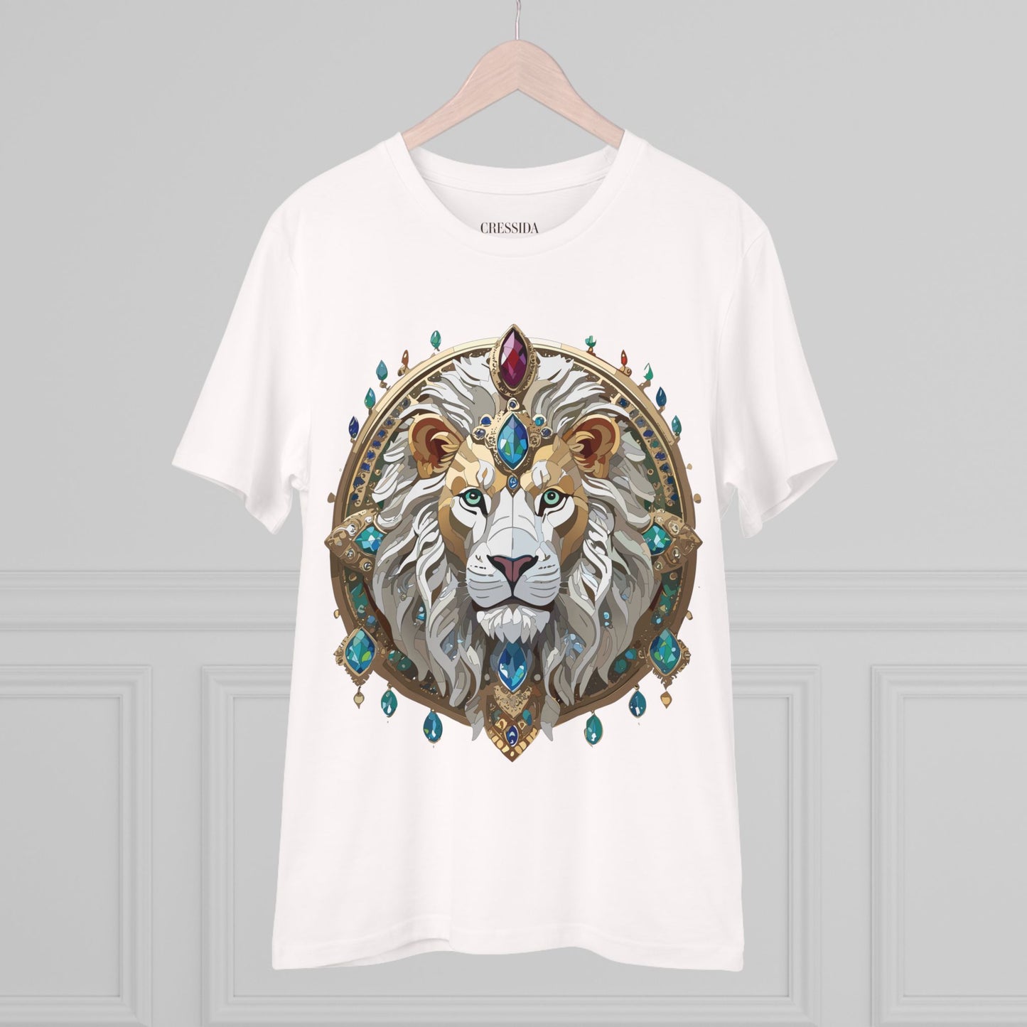 Organic T-shirt with Animals - Lion