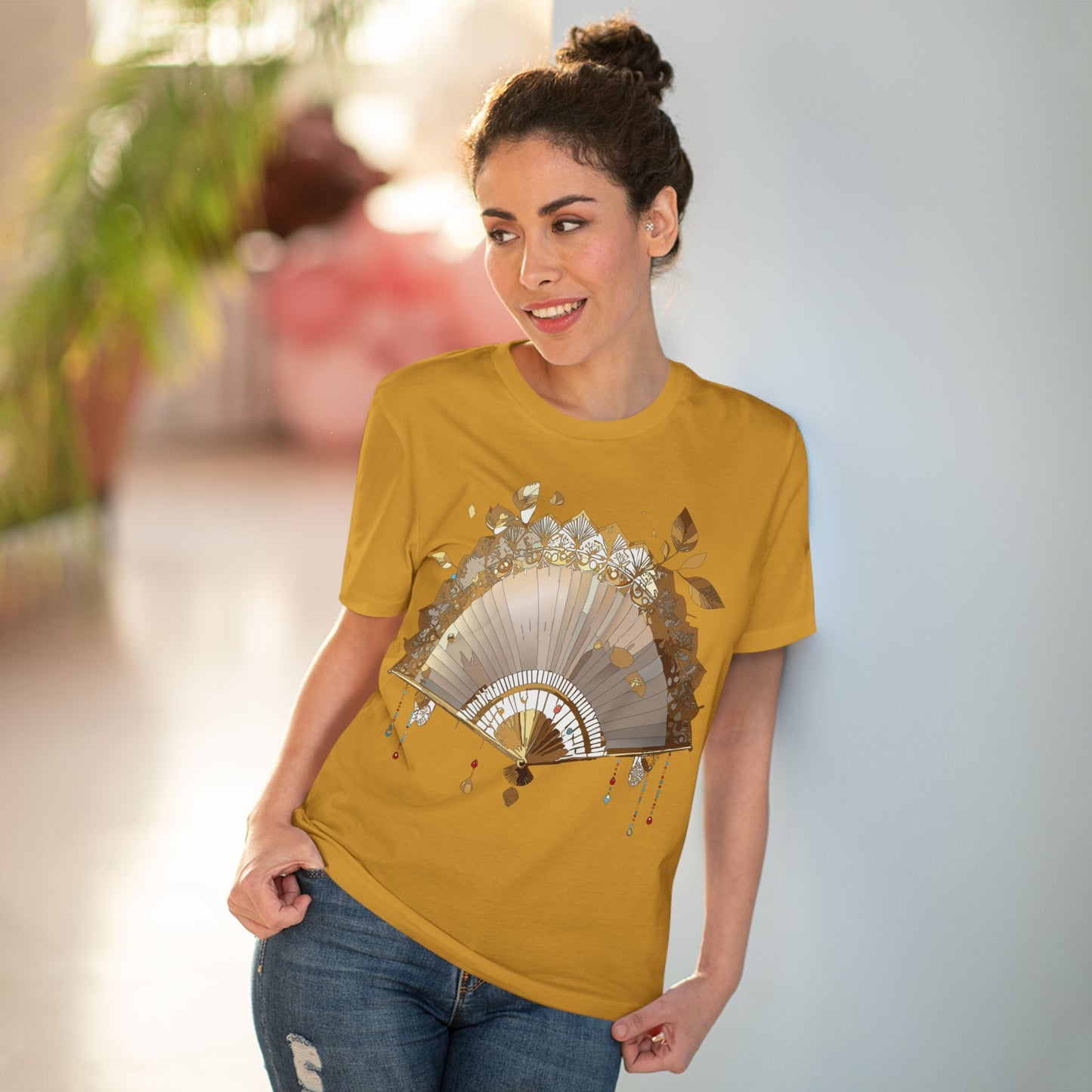 Organic T-shirt with Fan