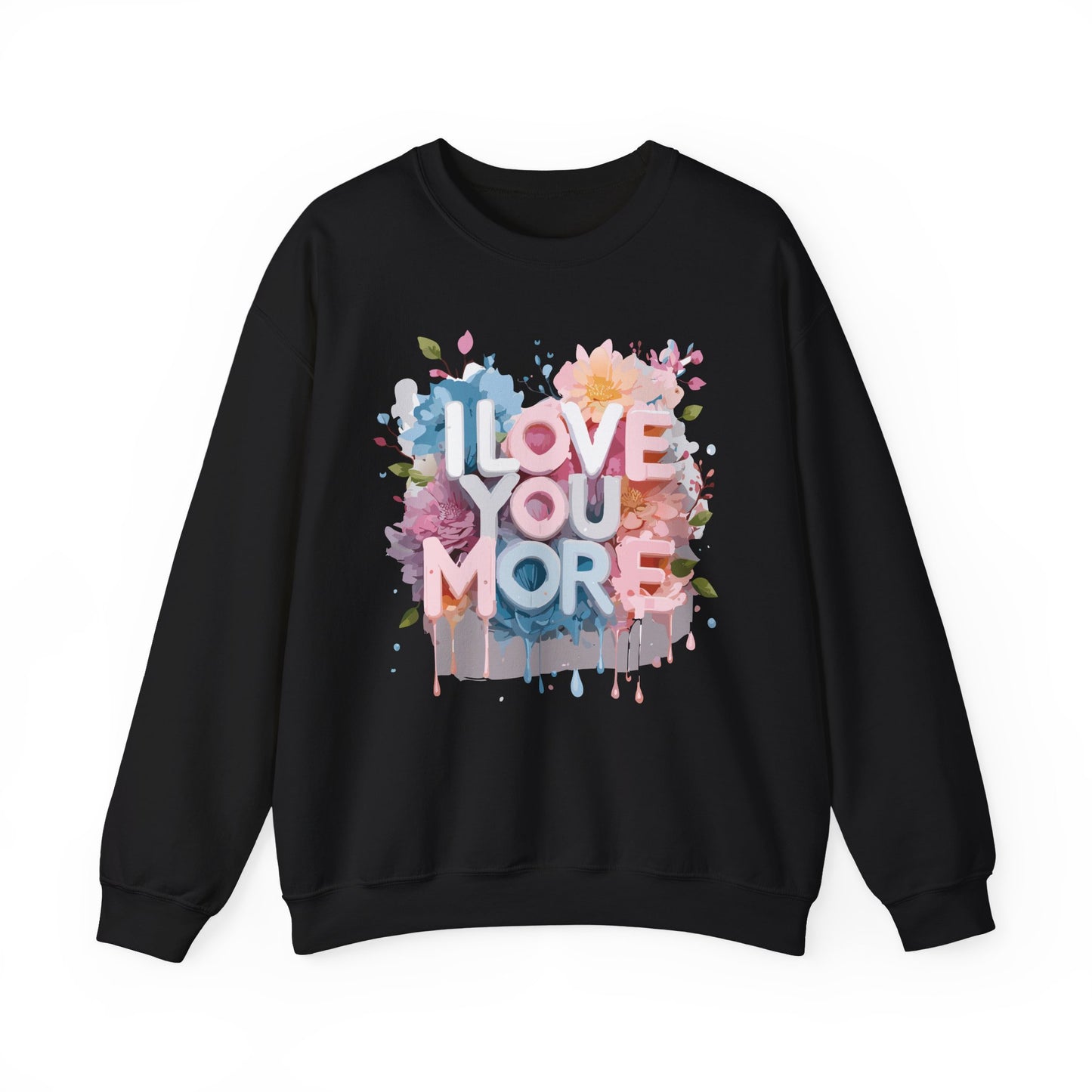 Floral Love Sweatshirt, Valentine's Day Sweatshirt, Love Flower Sweatshirt