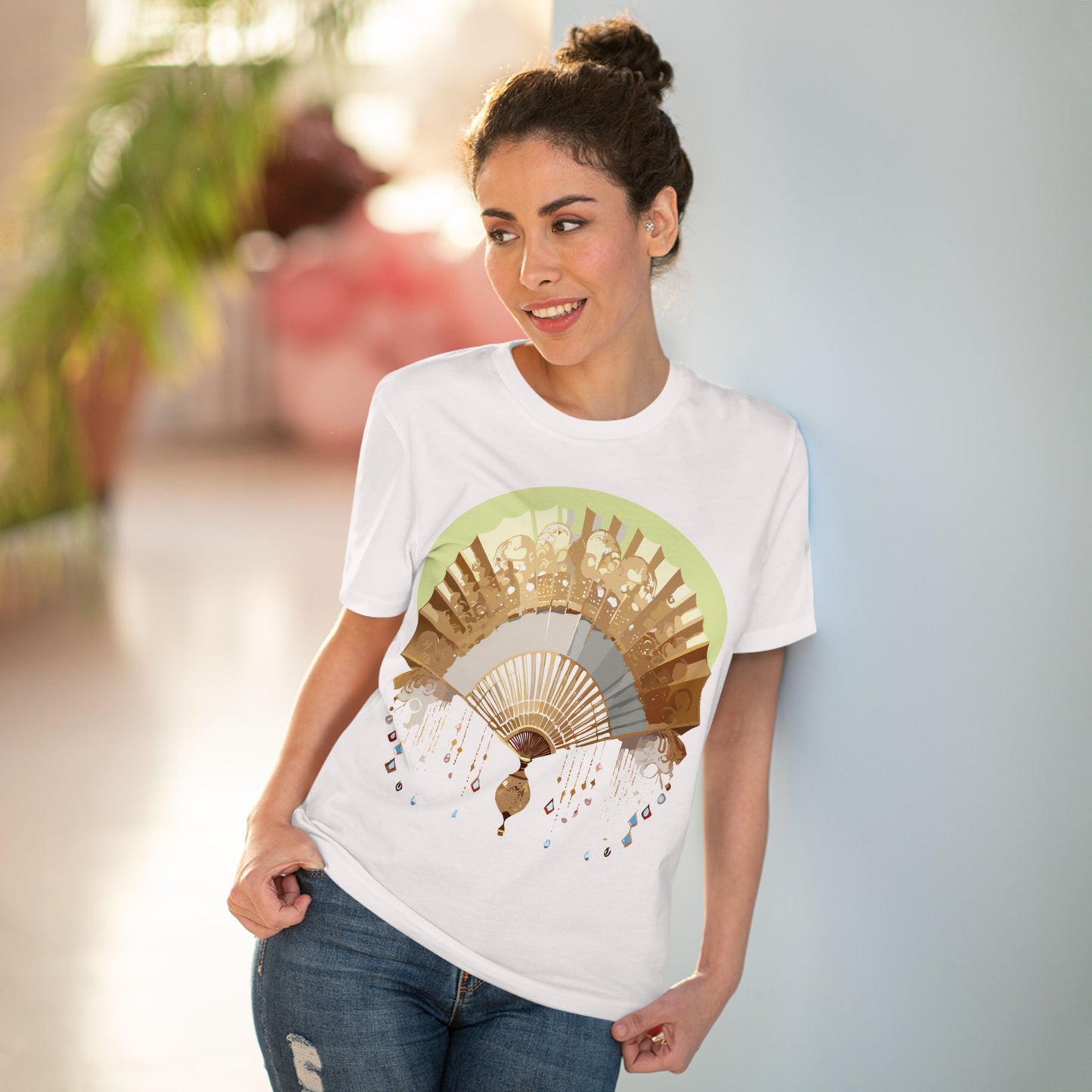 Organic T-shirt with Fan