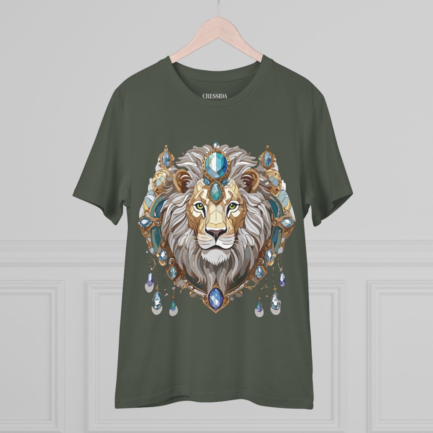 Organic T-shirt with Animals - Lion