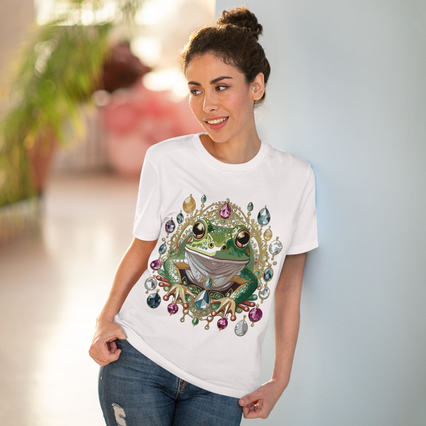 Organic T-shirt with Animals - Frog