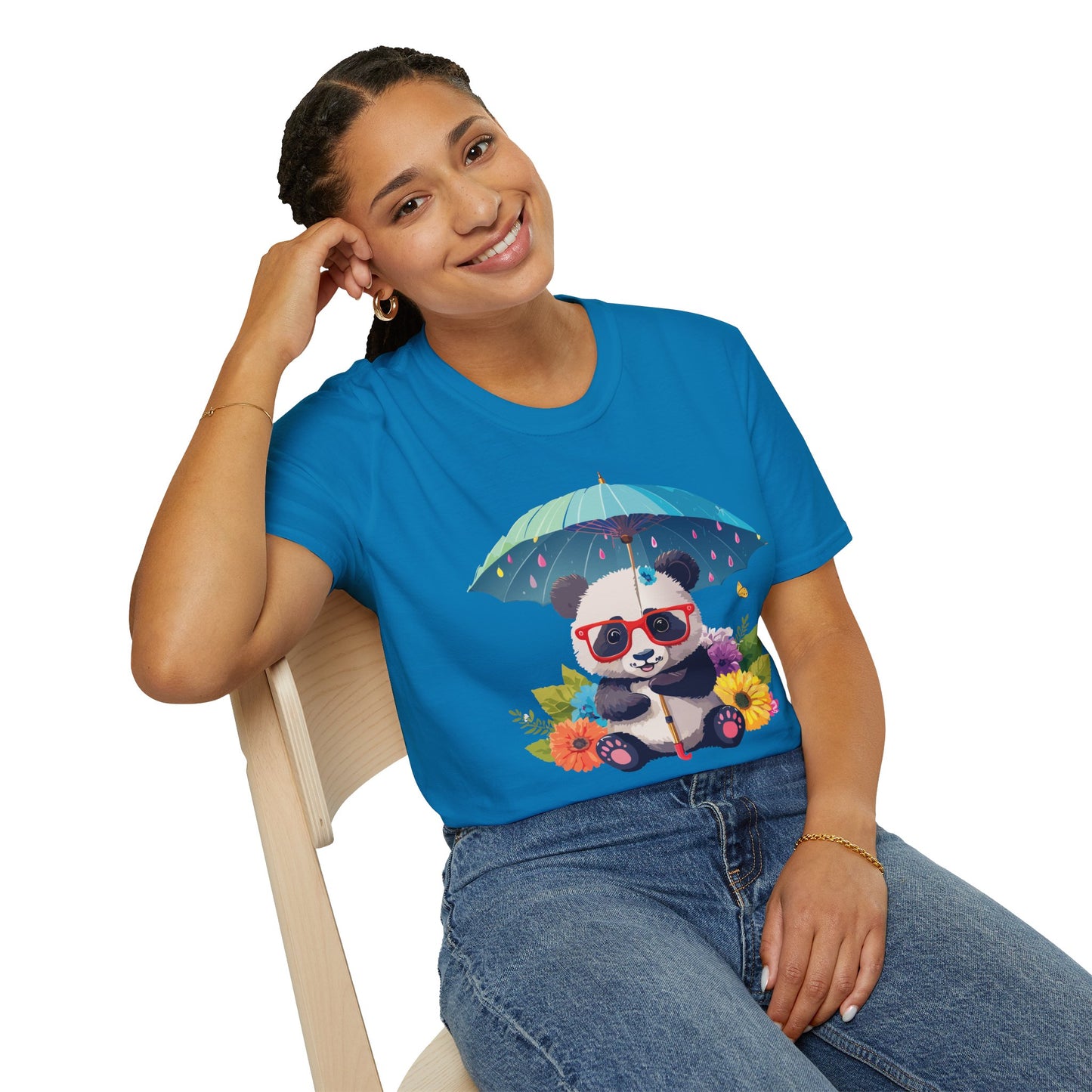 Panda Shirt, T Shirt with Panda, Animal Shirt, Tee Shirt with Animals
