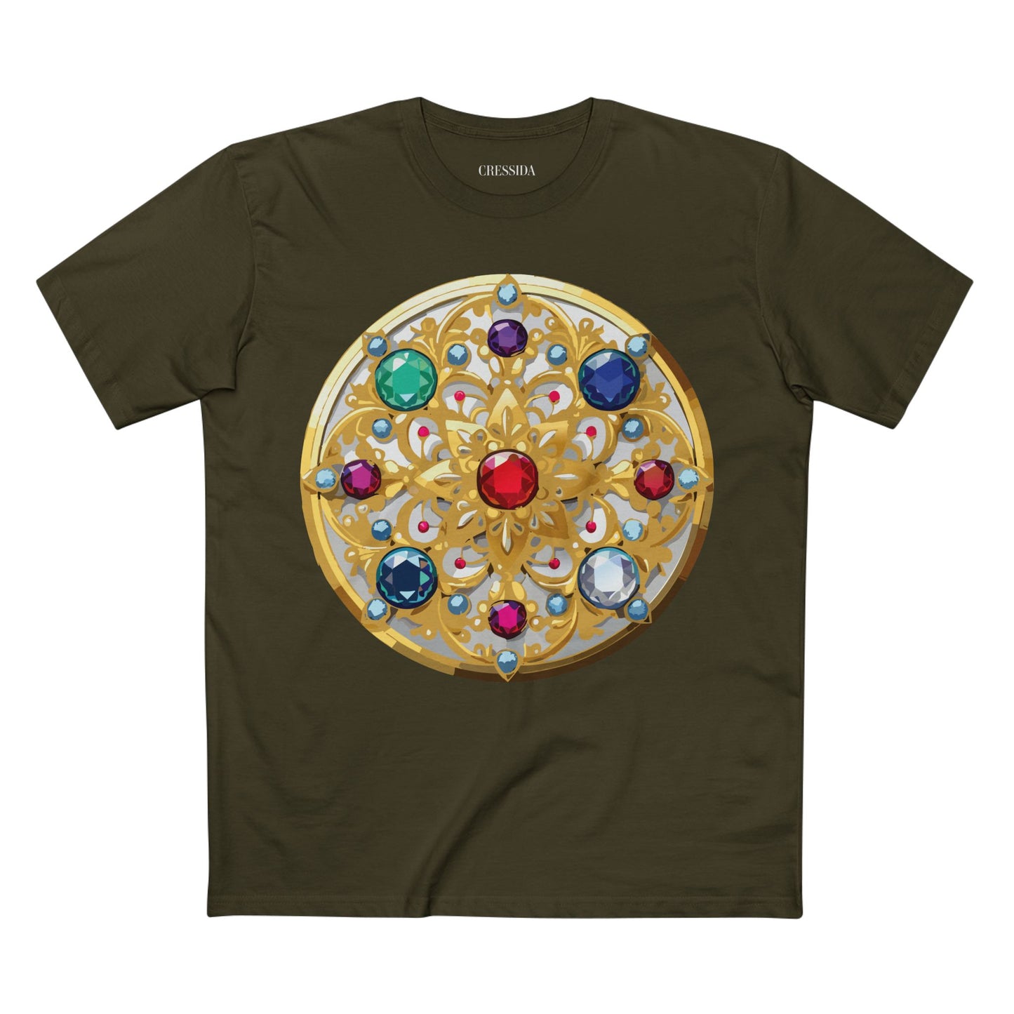 Medallion Shirt, Shirt with Medallion, Tee Shirt with Medal