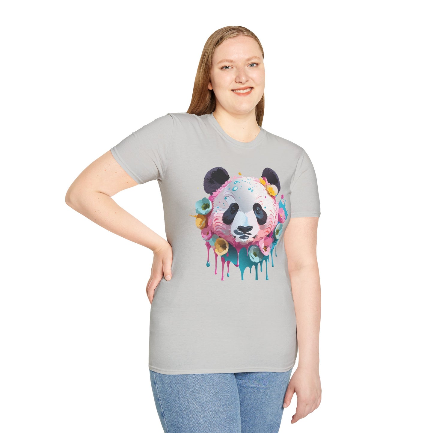 Panda Shirt, T Shirt with Panda, Animal Shirt, Tee Shirt with Animals