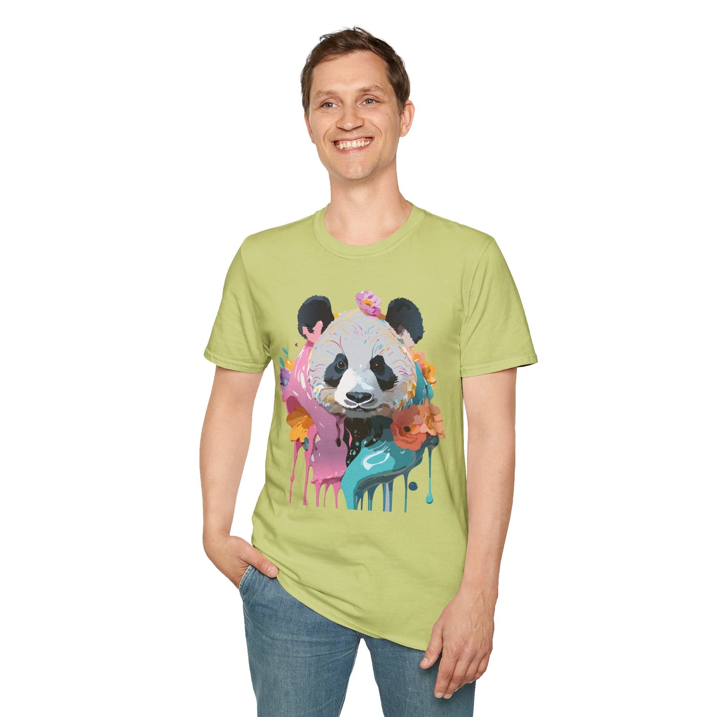 Panda Shirt, T Shirt with Panda, Animal Shirt, Tee Shirt with Animals
