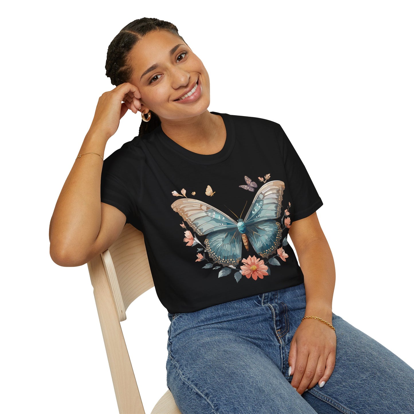 Butterfly Shirt, T Shirt with Butterfly, Monarch Shirt