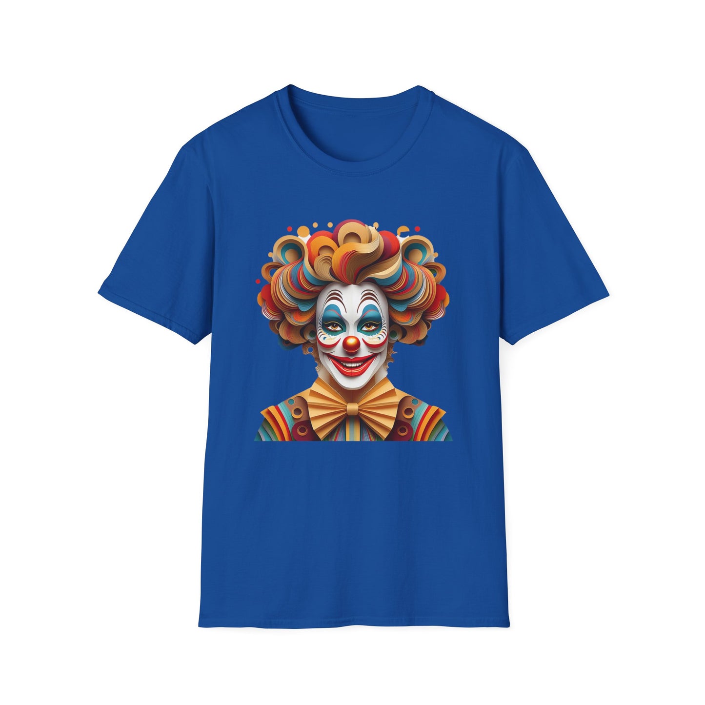 Clown Shirt, T Shirt with Clown, Funny Man Shirt, Tee Shirt with Funny Man, Circus Shirt, Shirt with Circus, Scary Man Shirt, Shirt with Scary Man