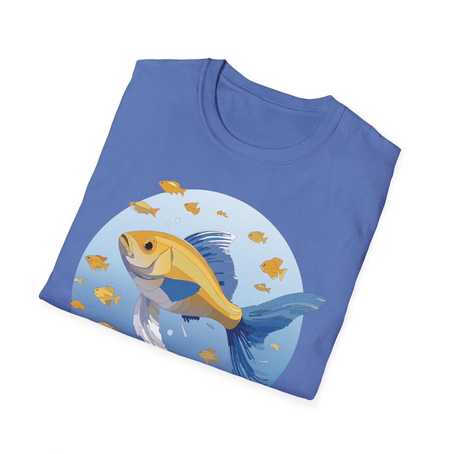 Fish Art Design Shirt, T Shirt with Fish, Graphic Shirt, Tee Shirt with Graphic Design, Shirt with Fish Graphic Art