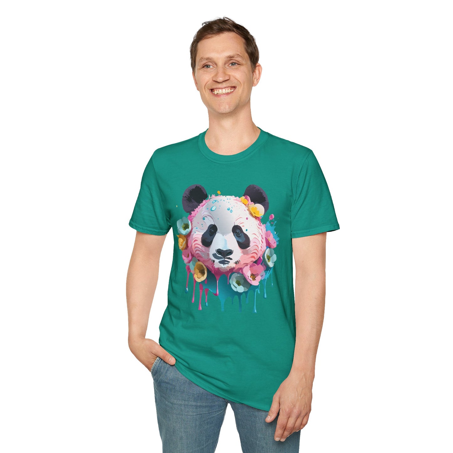 Panda Shirt, T Shirt with Panda, Animal Shirt, Tee Shirt with Animals