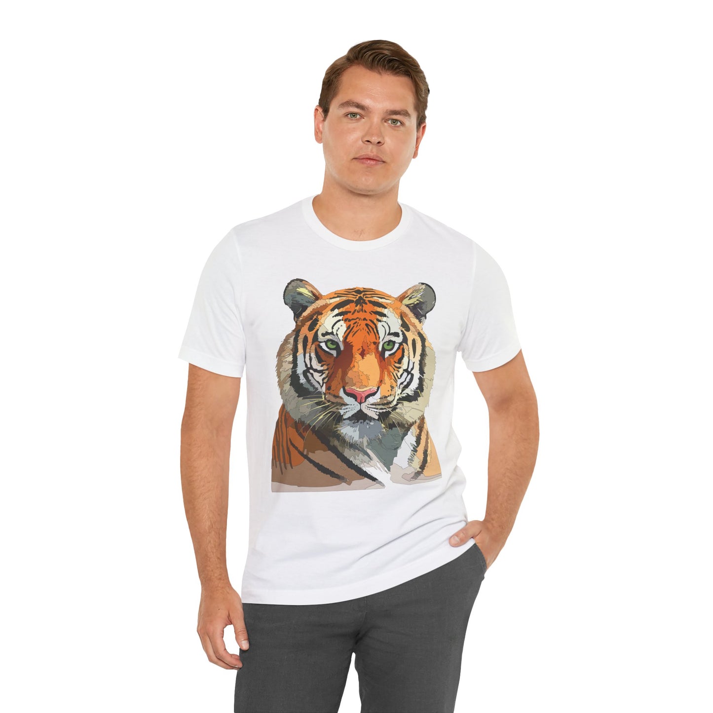 Unisex Animal Shirt, Tee Shirt with Animals, Art Design Tee Shirt, Wild Animals Shirt