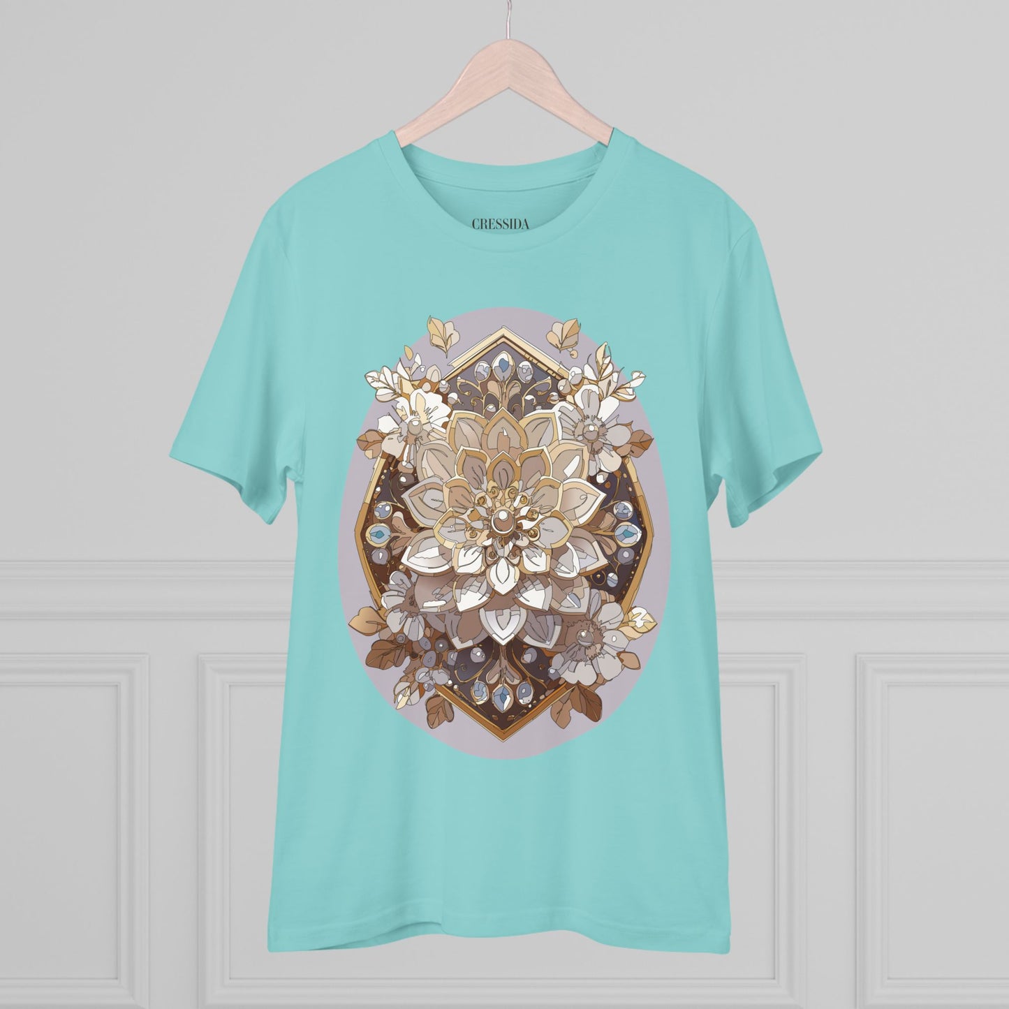 Organic T-shirt with Flower