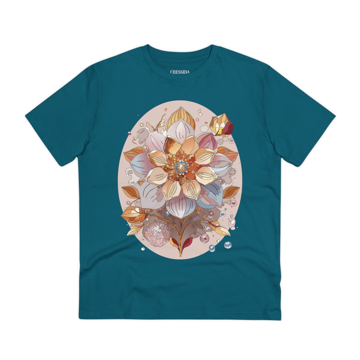 Organic T-shirt with Flower