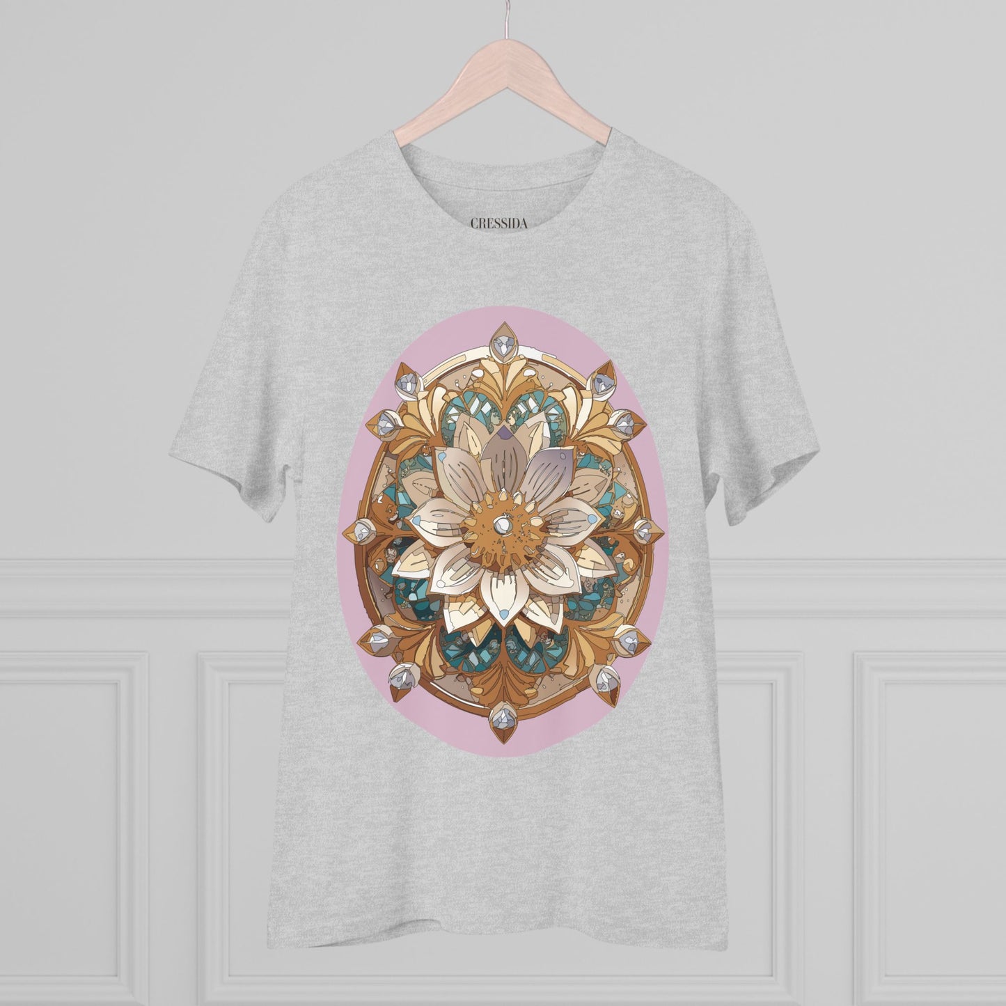 Organic T-shirt with Flower